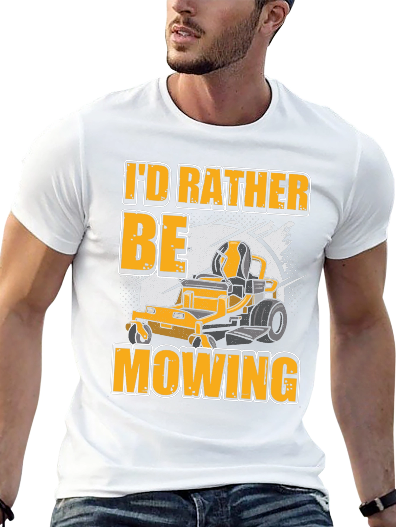 Id Rather Be Mowing T-Shirt