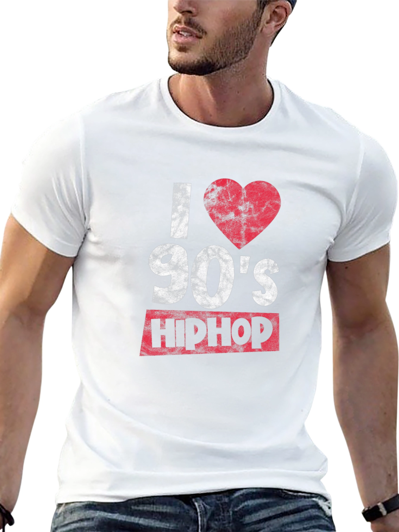 I Love 90s Hip Hop Graphic T-Shirt