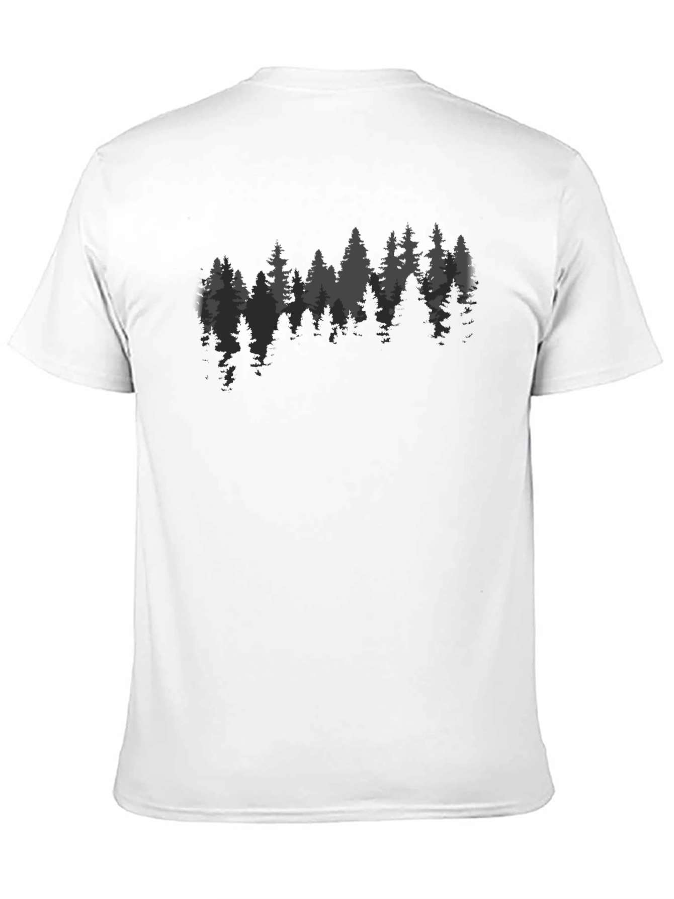 Nature Forest Trees Graphic T-Shirt - Casual Style