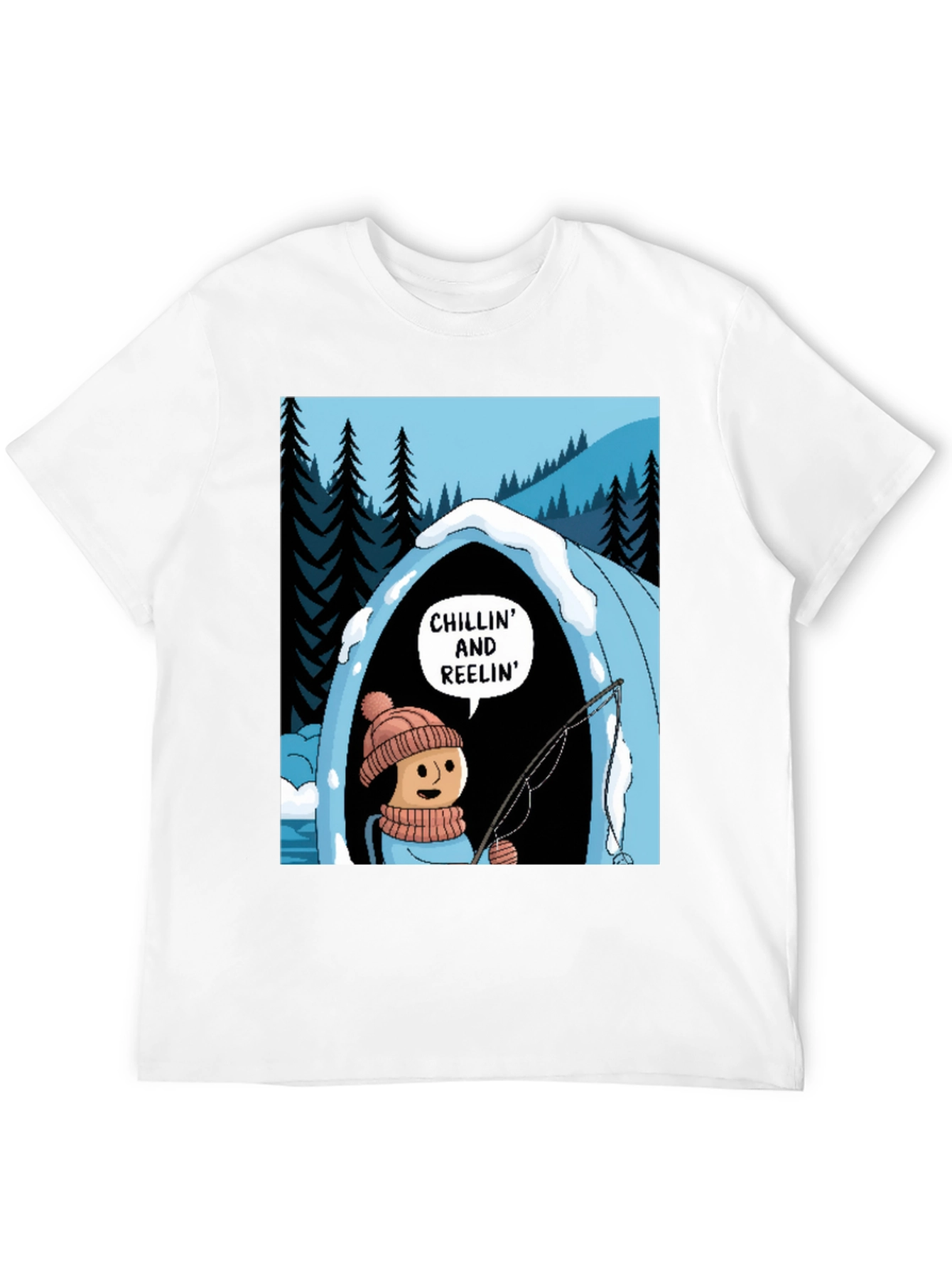 Chillin and Reelin Graphic T-Shirt