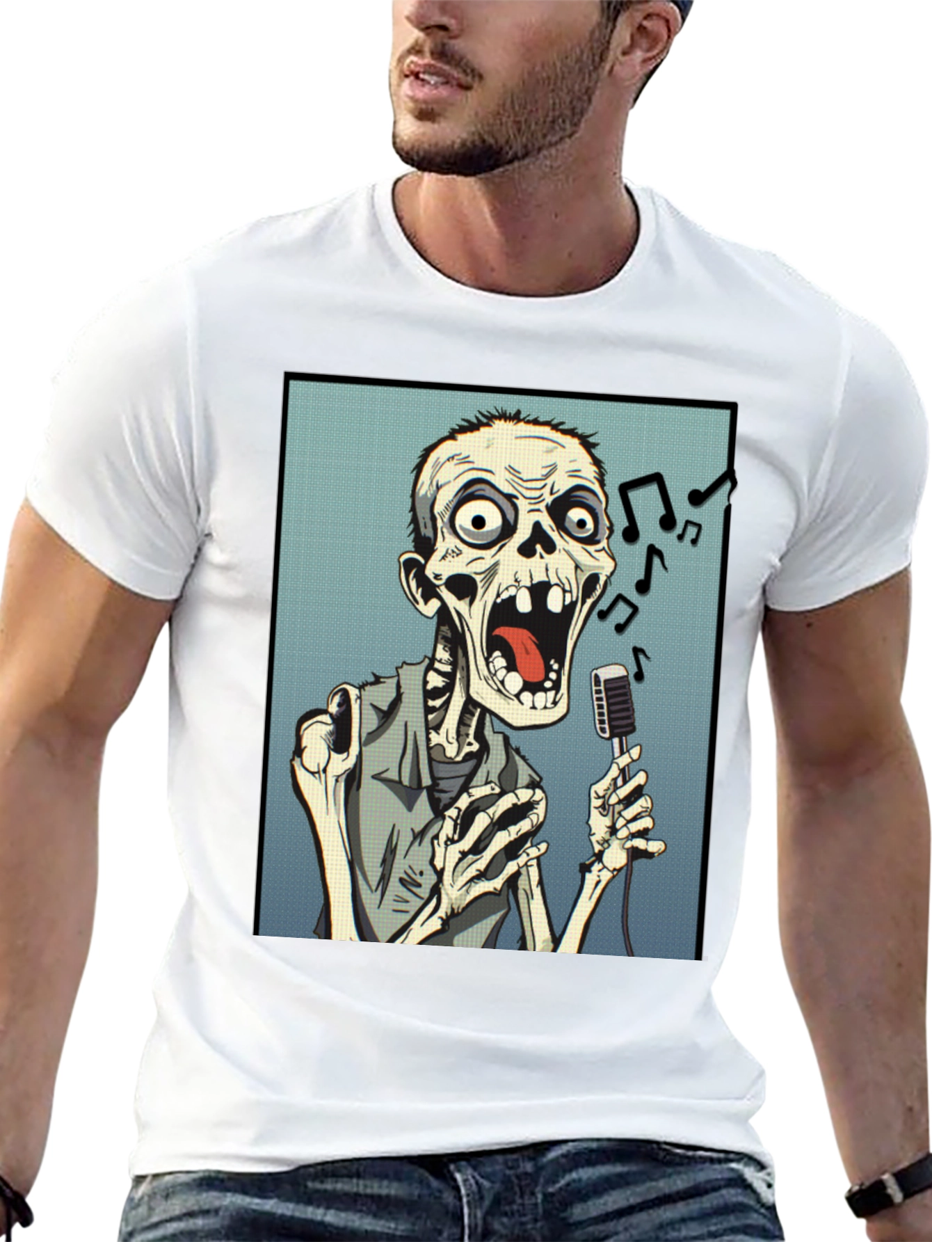 Zombie Singer Black T-Shirt