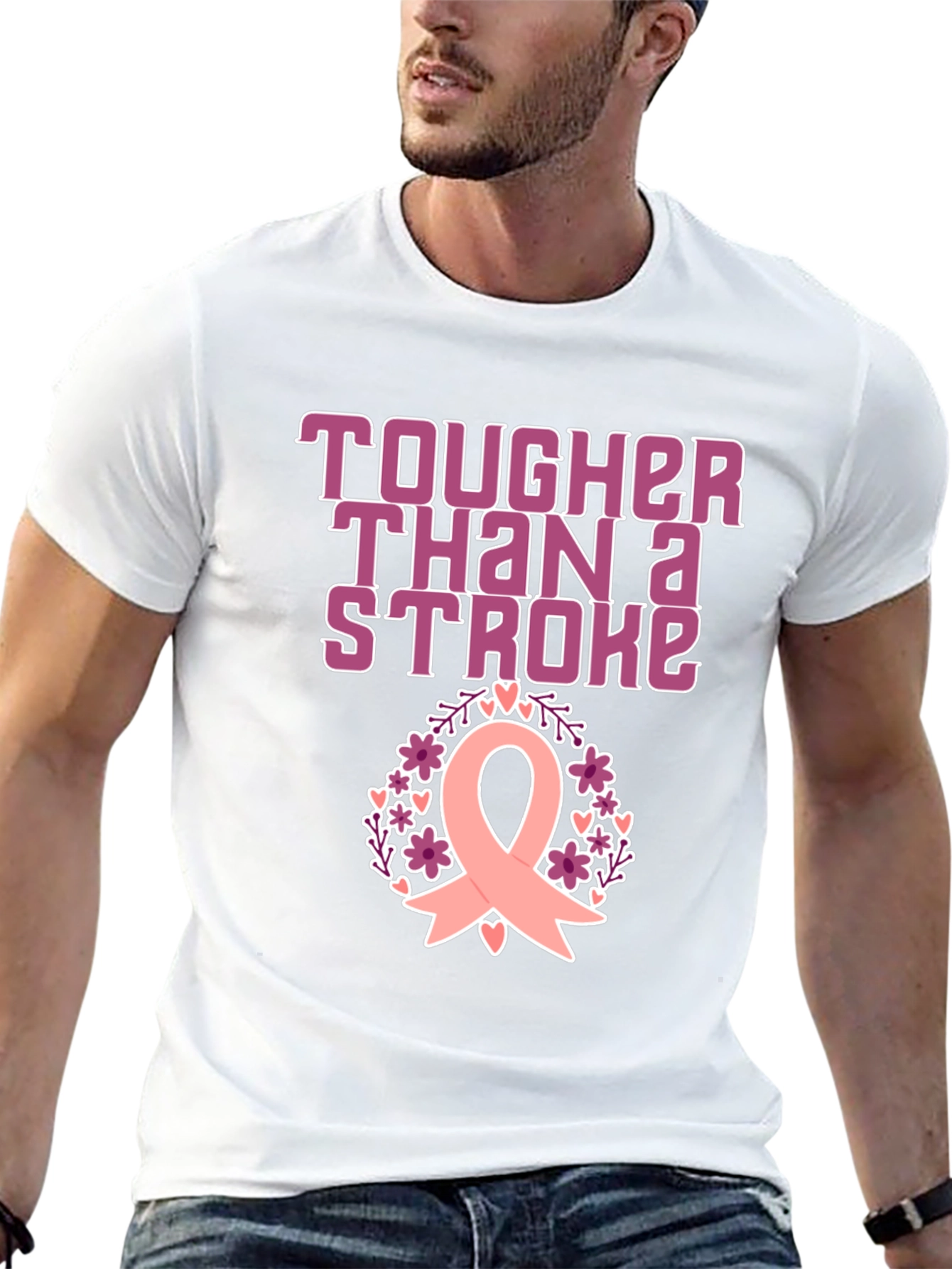 Tougher Than A Stroke Awareness T-Shirt
