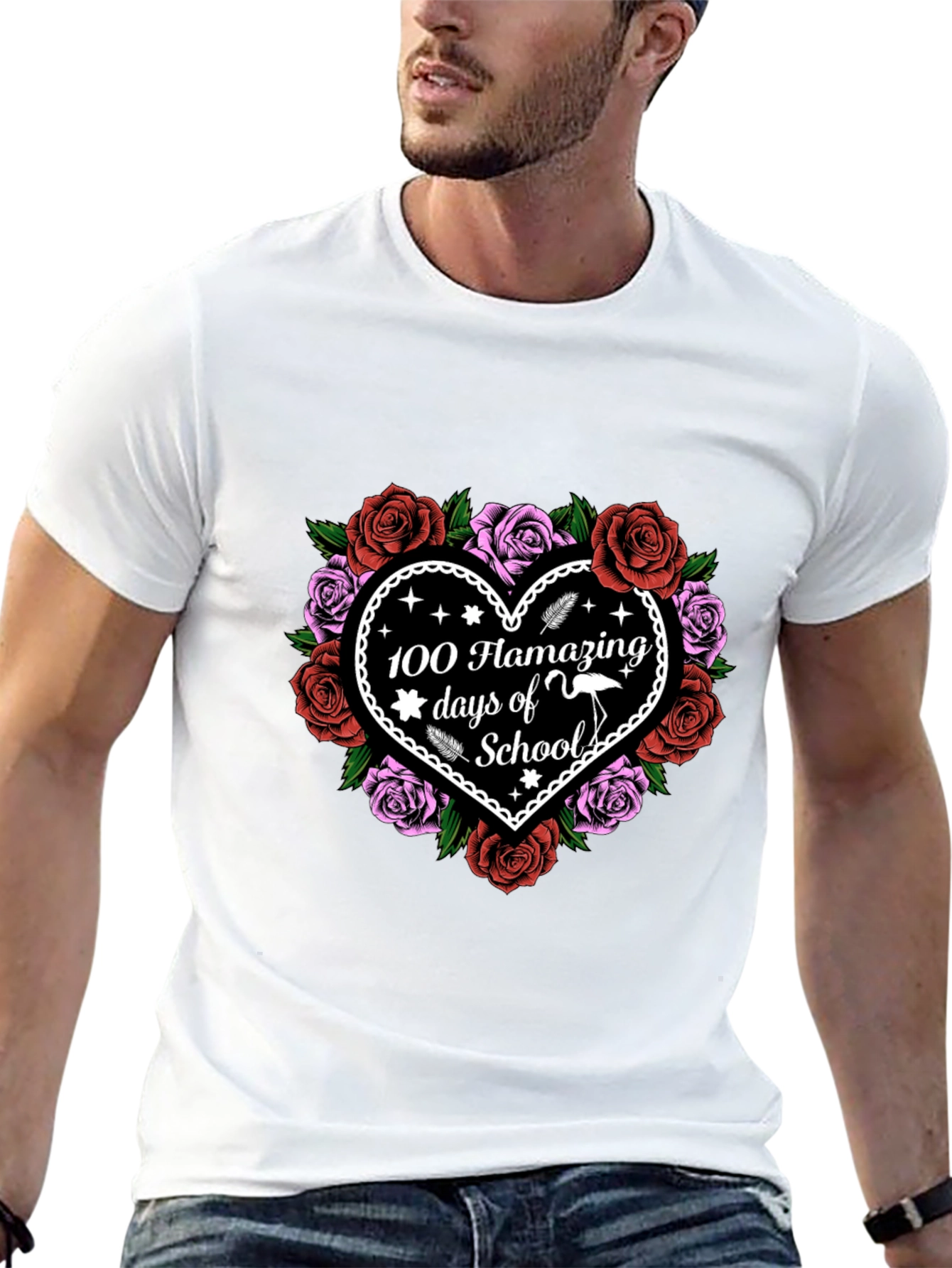 100 Days of School Flamazing T-Shirt