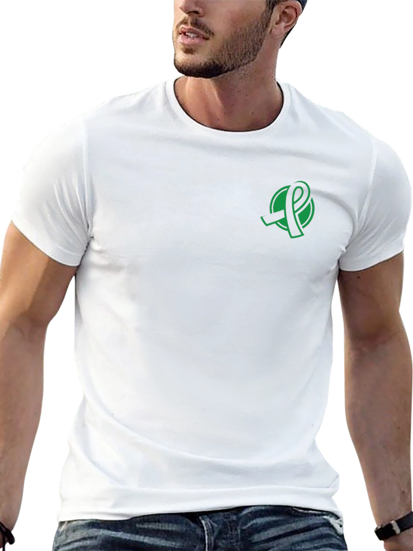 Awareness Ribbon Graphic Black T-Shirt