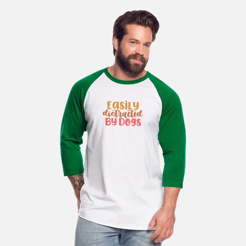 Easily Distracted By Dogs Lover Funny