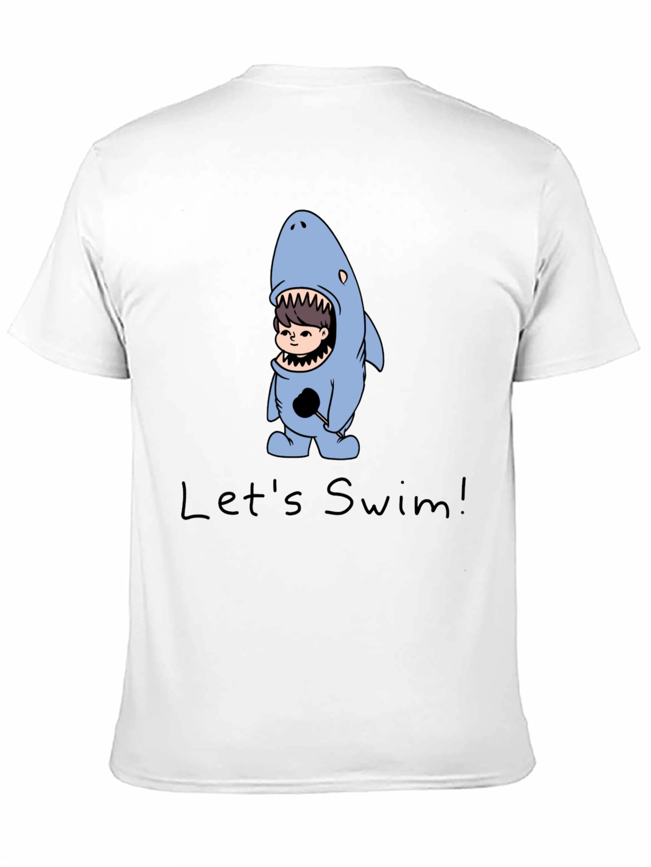 Shark Costume T-Shirt - Lets Swim!