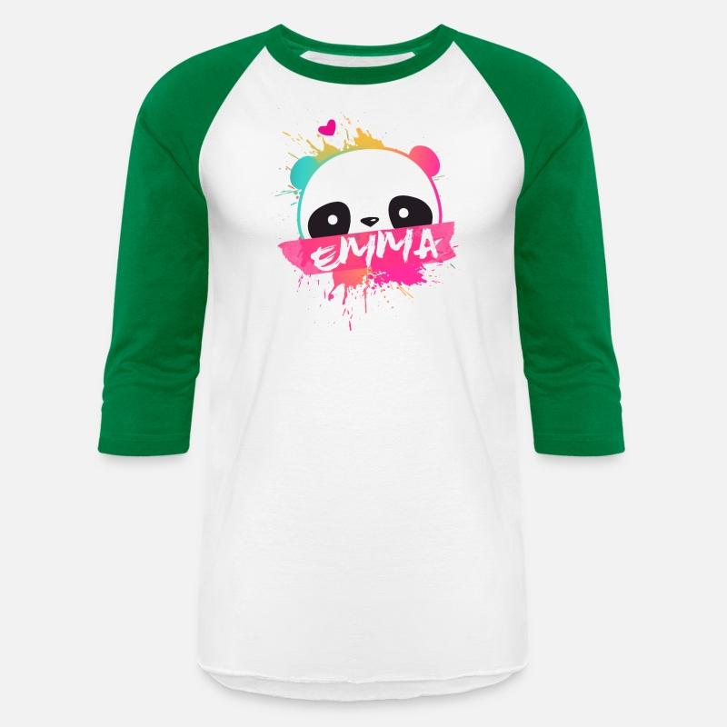 EMMA - lovely girl name with cute panda