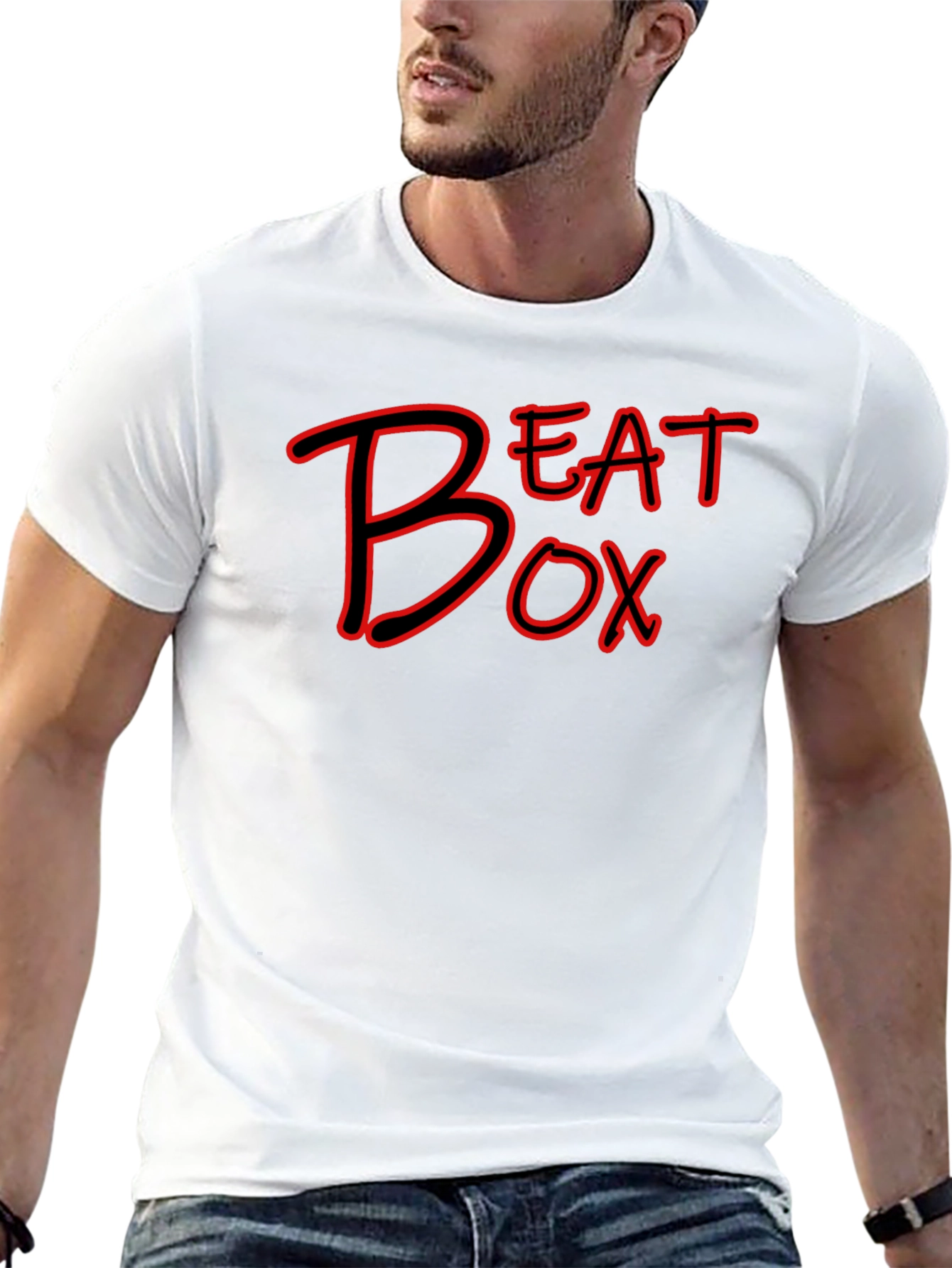 Beat Box Graphic Tee - Black T-Shirt
