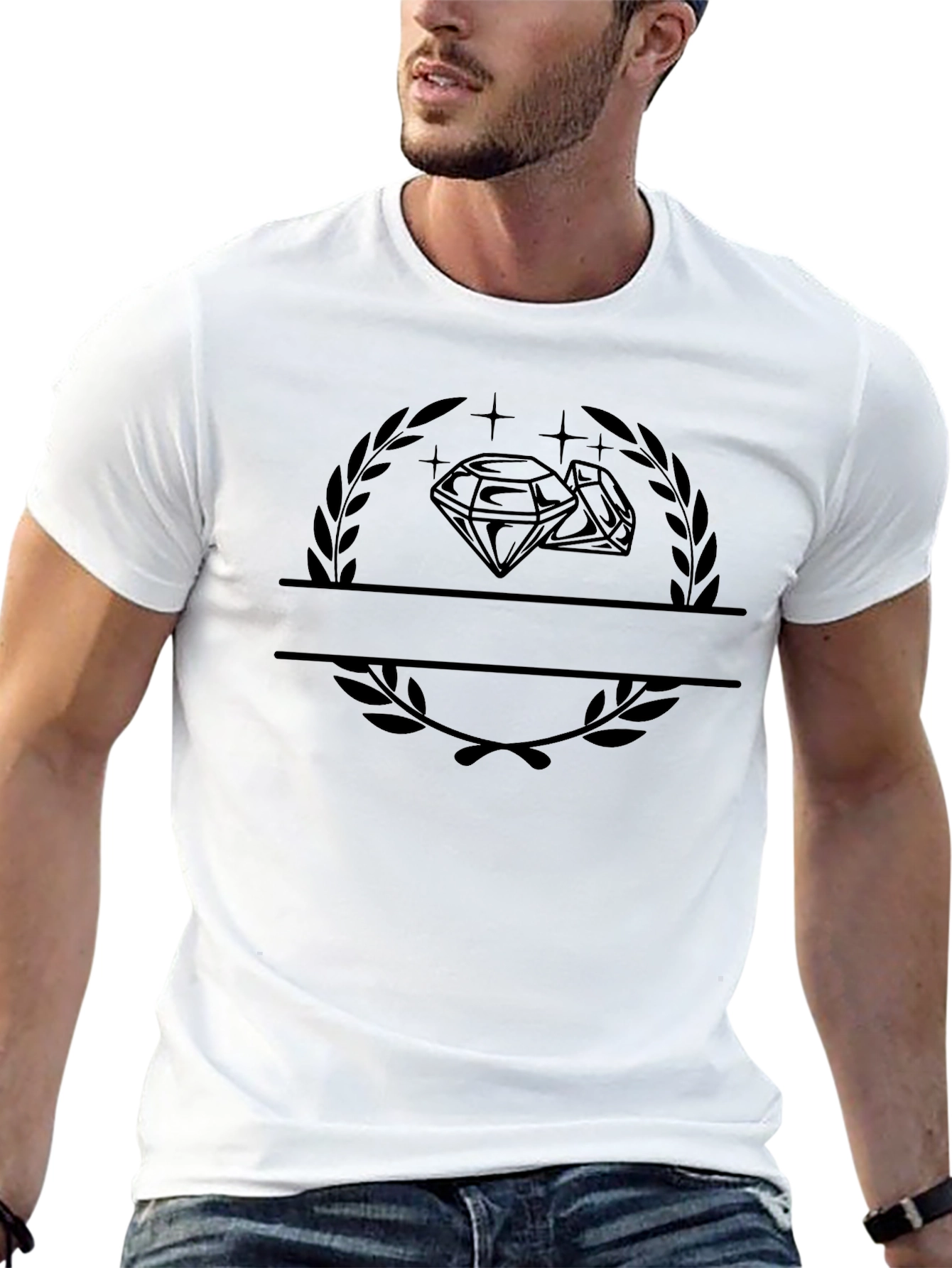 Diamond Emblem Black T-Shirt