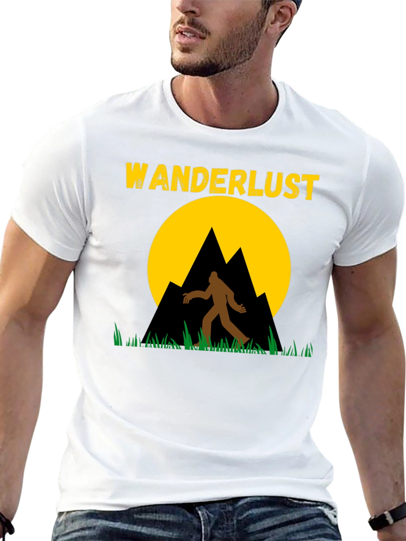 Wanderlust Bigfoot Graphic Tee - Adventure Awaits!