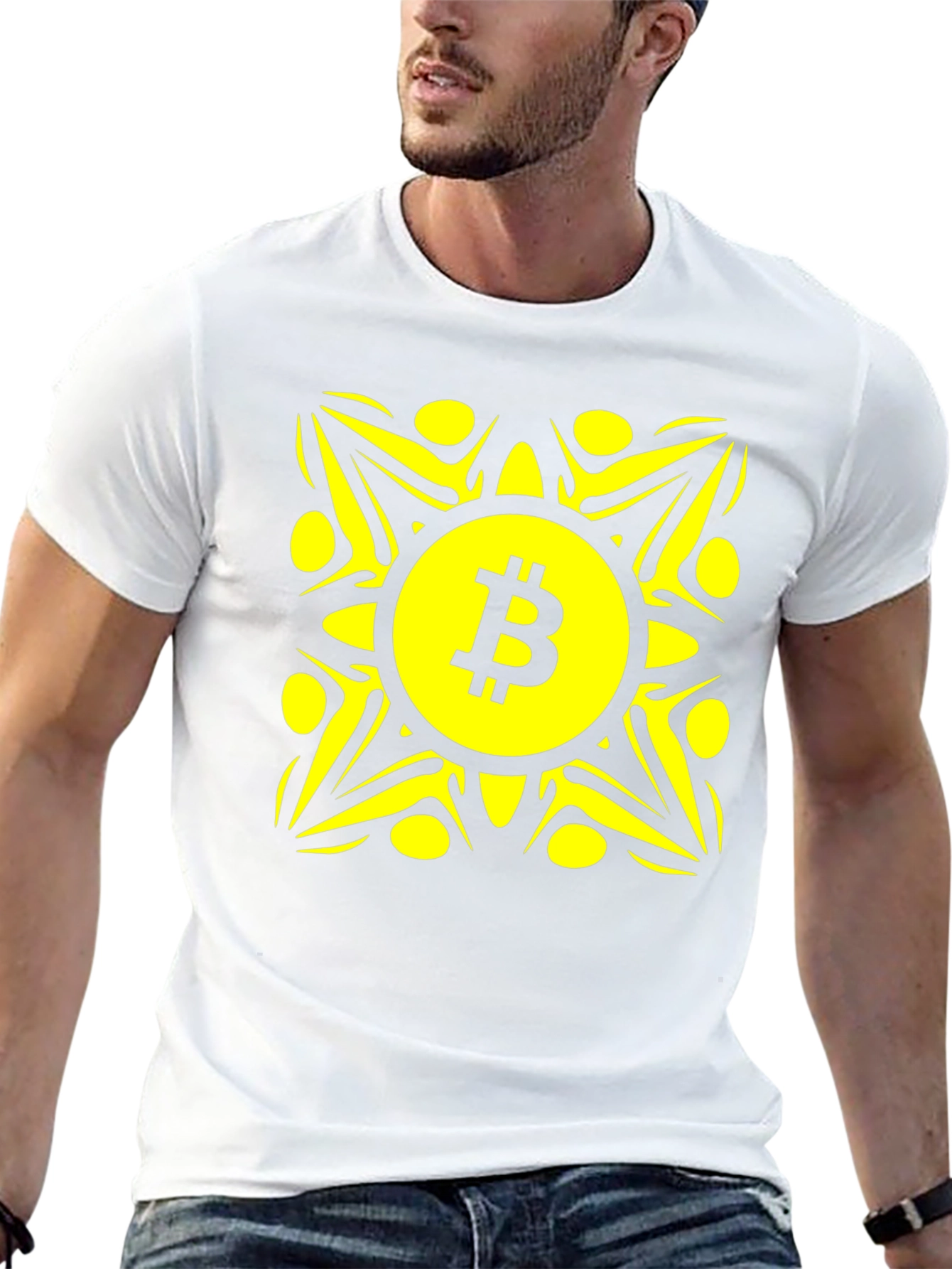 Bitcoin Mandala T-Shirt - Crypto Currency Tee