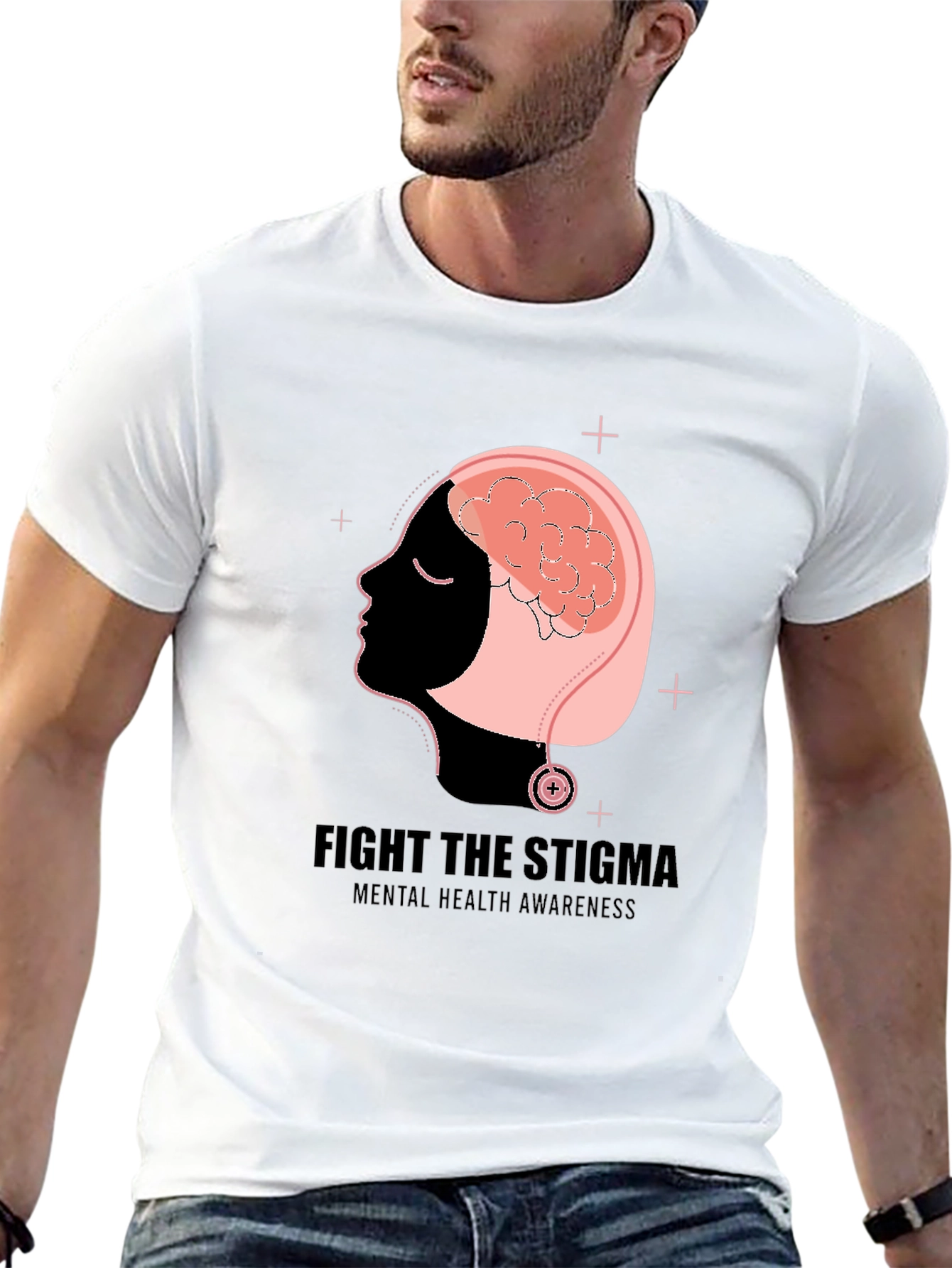 Fight the Stigma Mental Health Awareness Tee