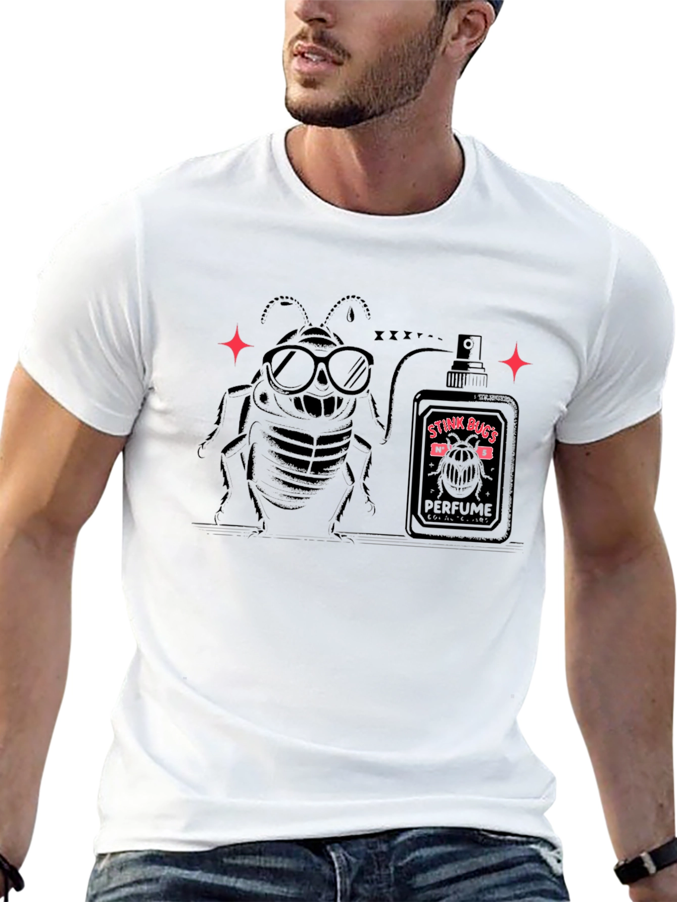 Stink Bug Perfume Graphic Tee