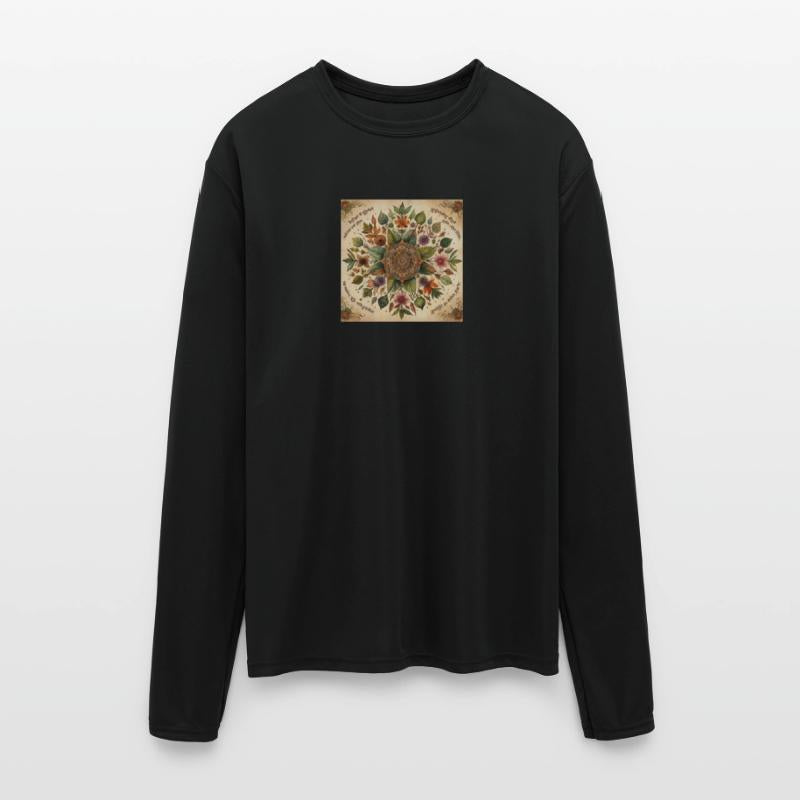 Floral Mandala with Sanskrit Inscriptions