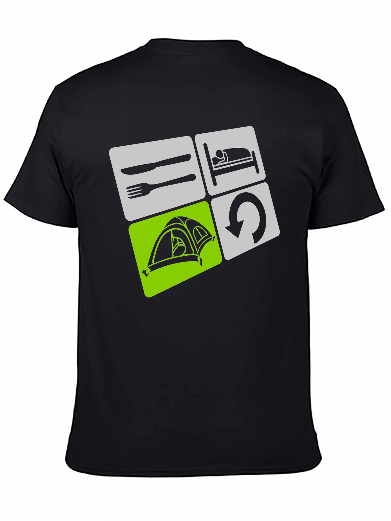 Eat Sleep Camp Repeat T-Shirt