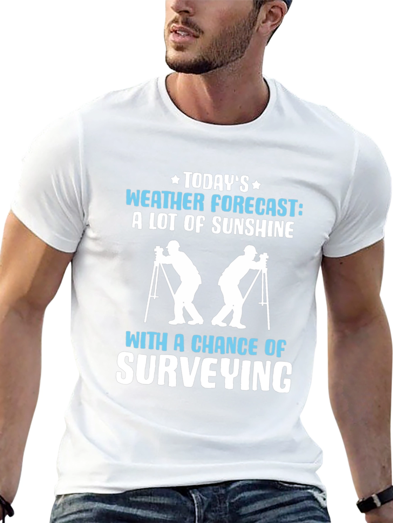 Surveying Weather Forecast Graphic Tee