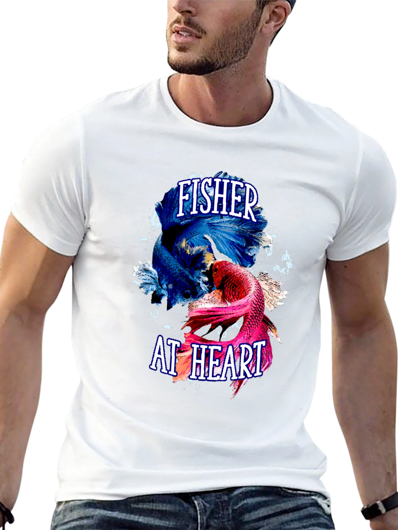 Fisher At Heart Graphic T-Shirt
