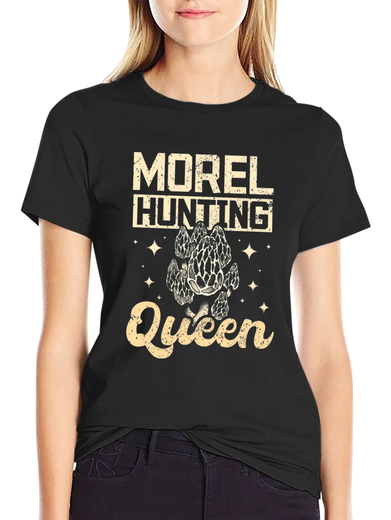 Morel Hunting Queen T-Shirt