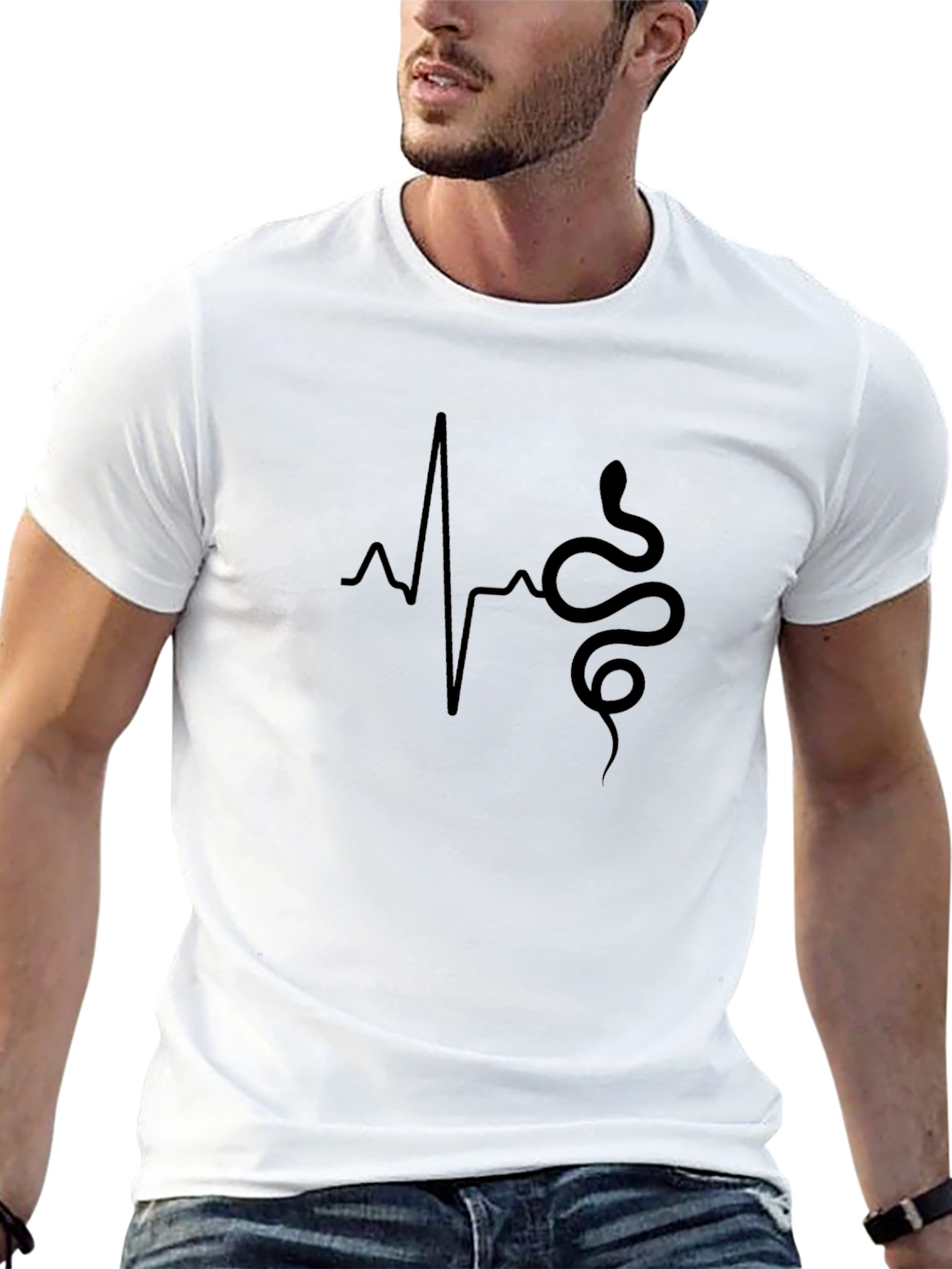 Snake Heartbeat T-Shirt - Graphic Tee