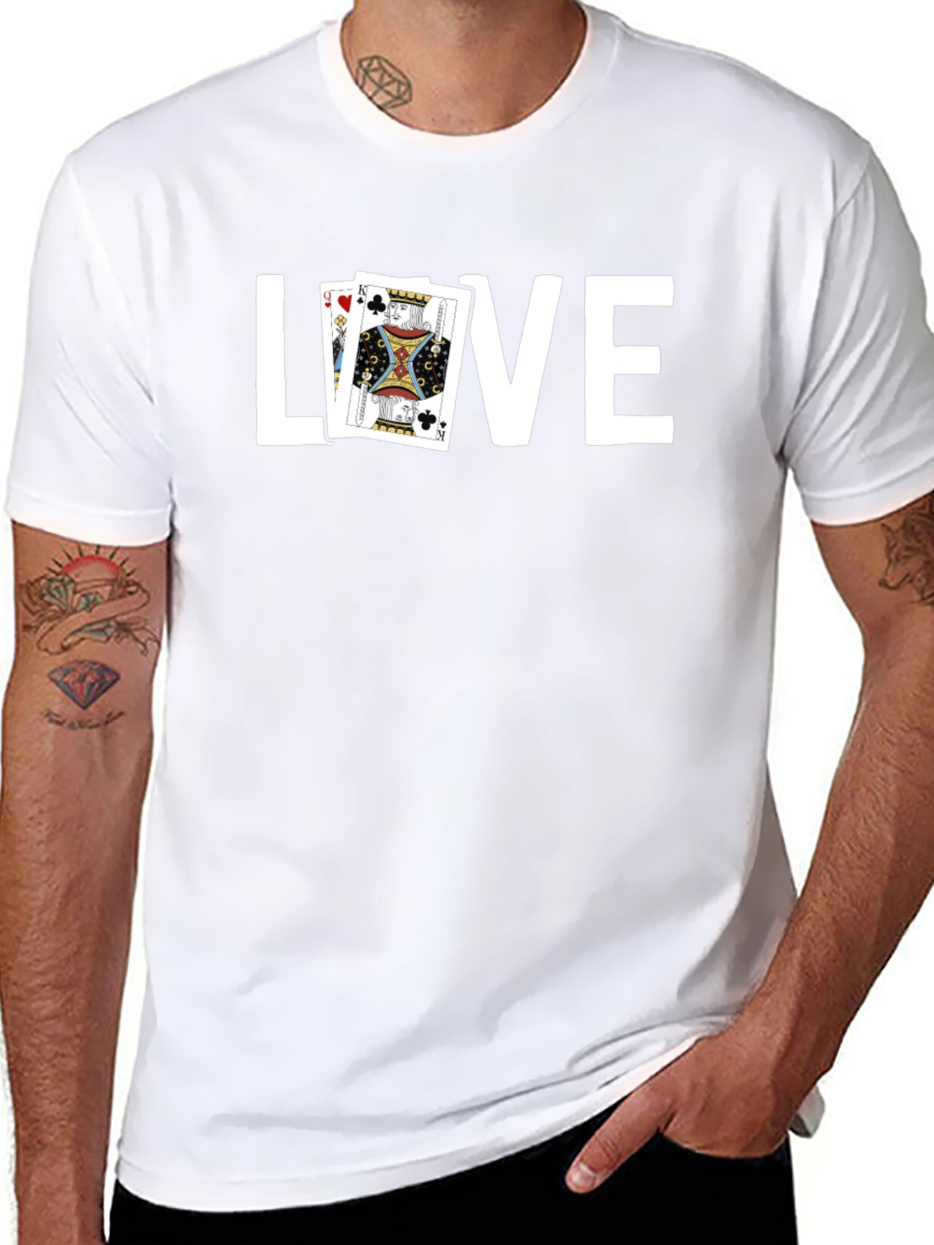 Love Playing Cards Graphic Tee