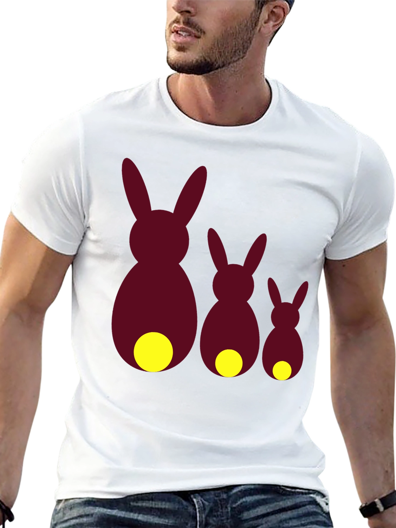 Whimsical Bunny Family T-Shirt