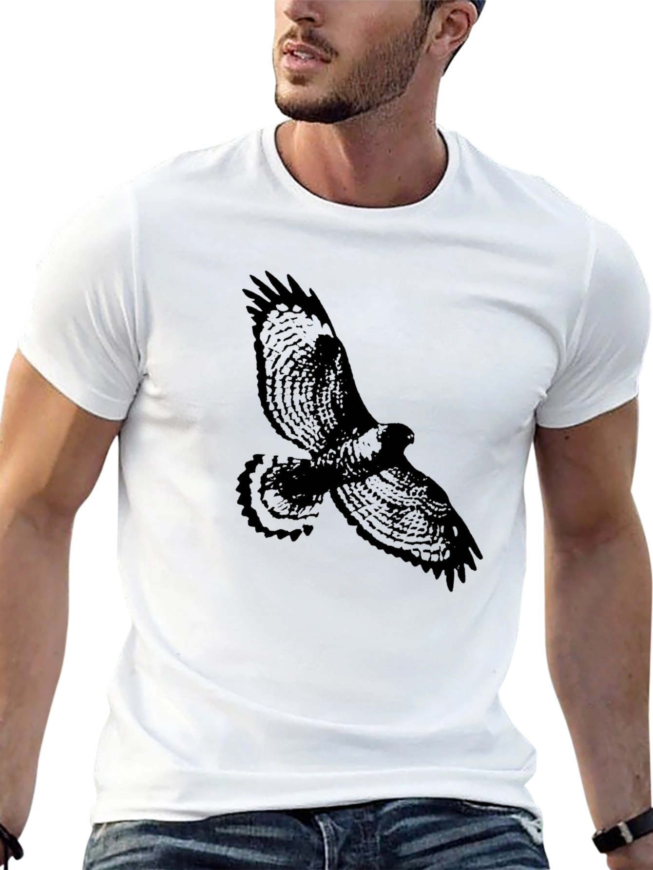 Black Hawk Graphic Tee - Mens