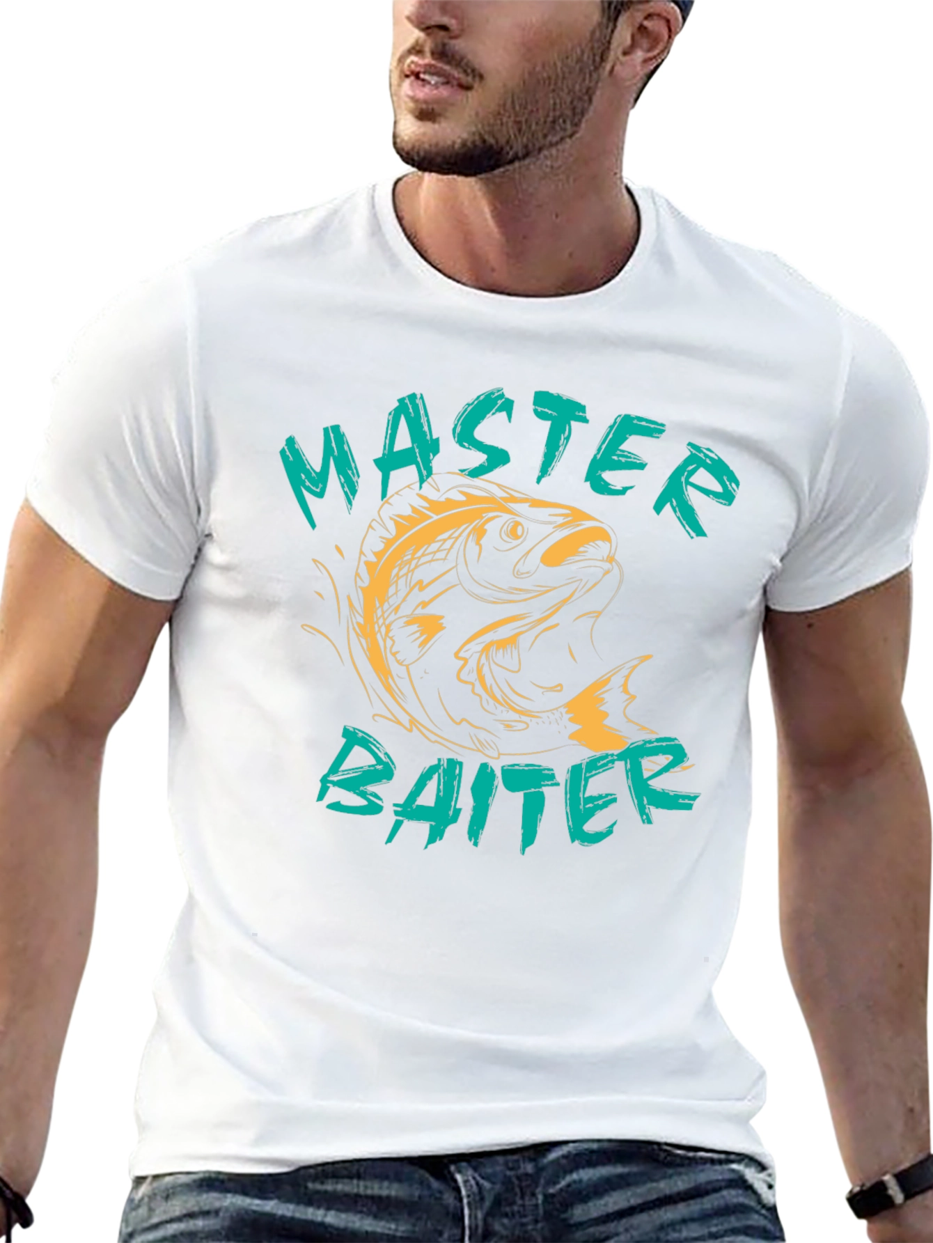 Master Baiter Fishing T-Shirt - Humorous Angler Tee