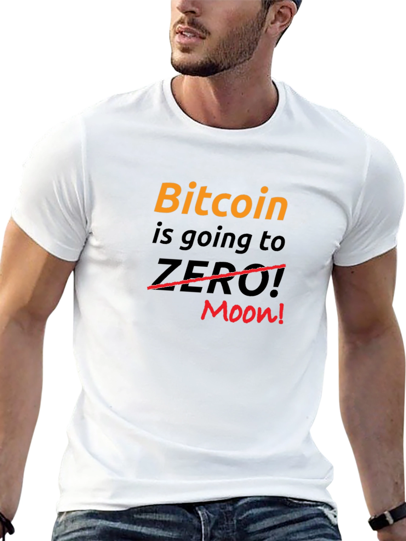 Bitcoin Moon T-Shirt | Crypto Investor Tee