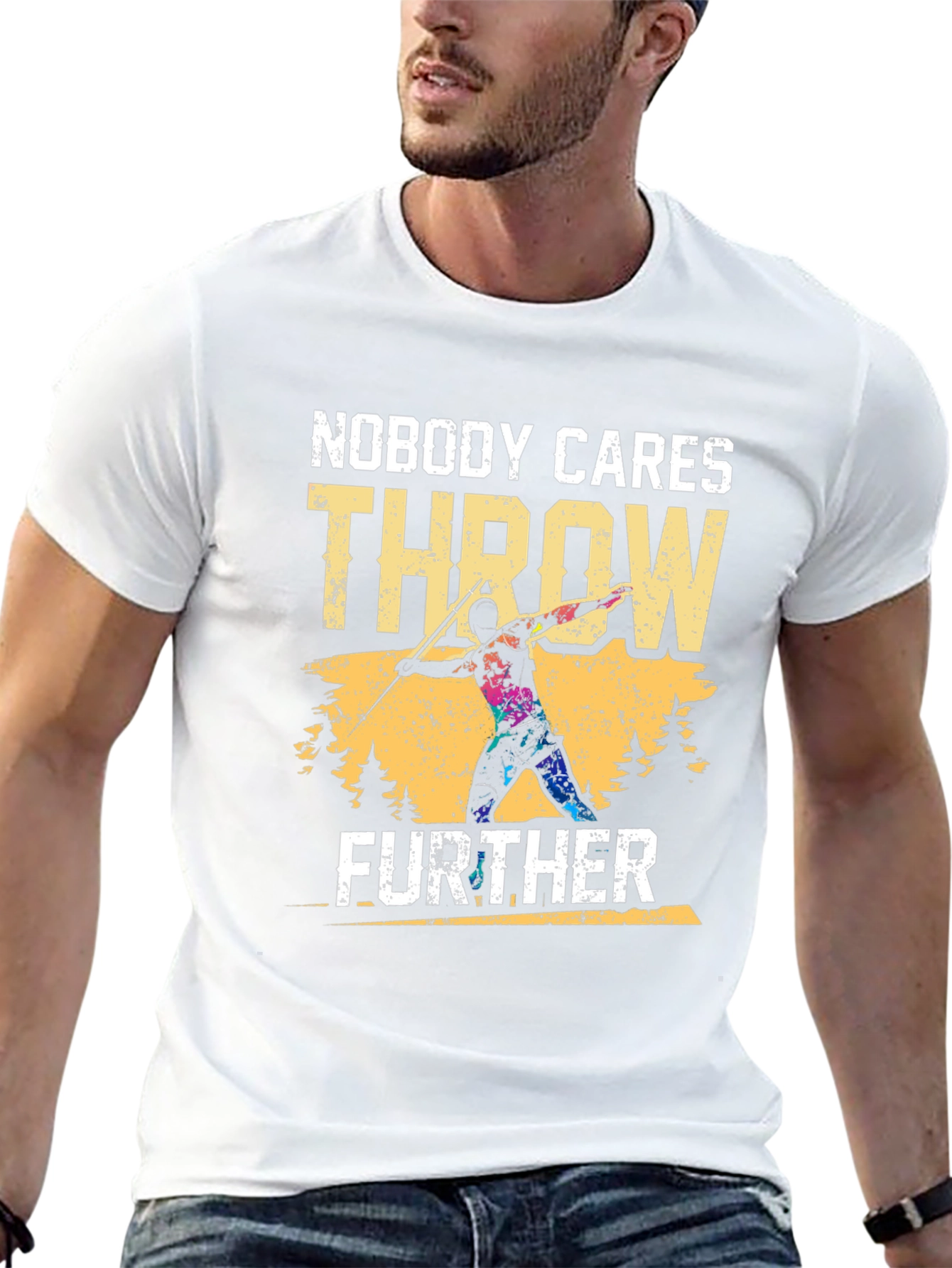 Nobody Cares Throw Further T-Shirt