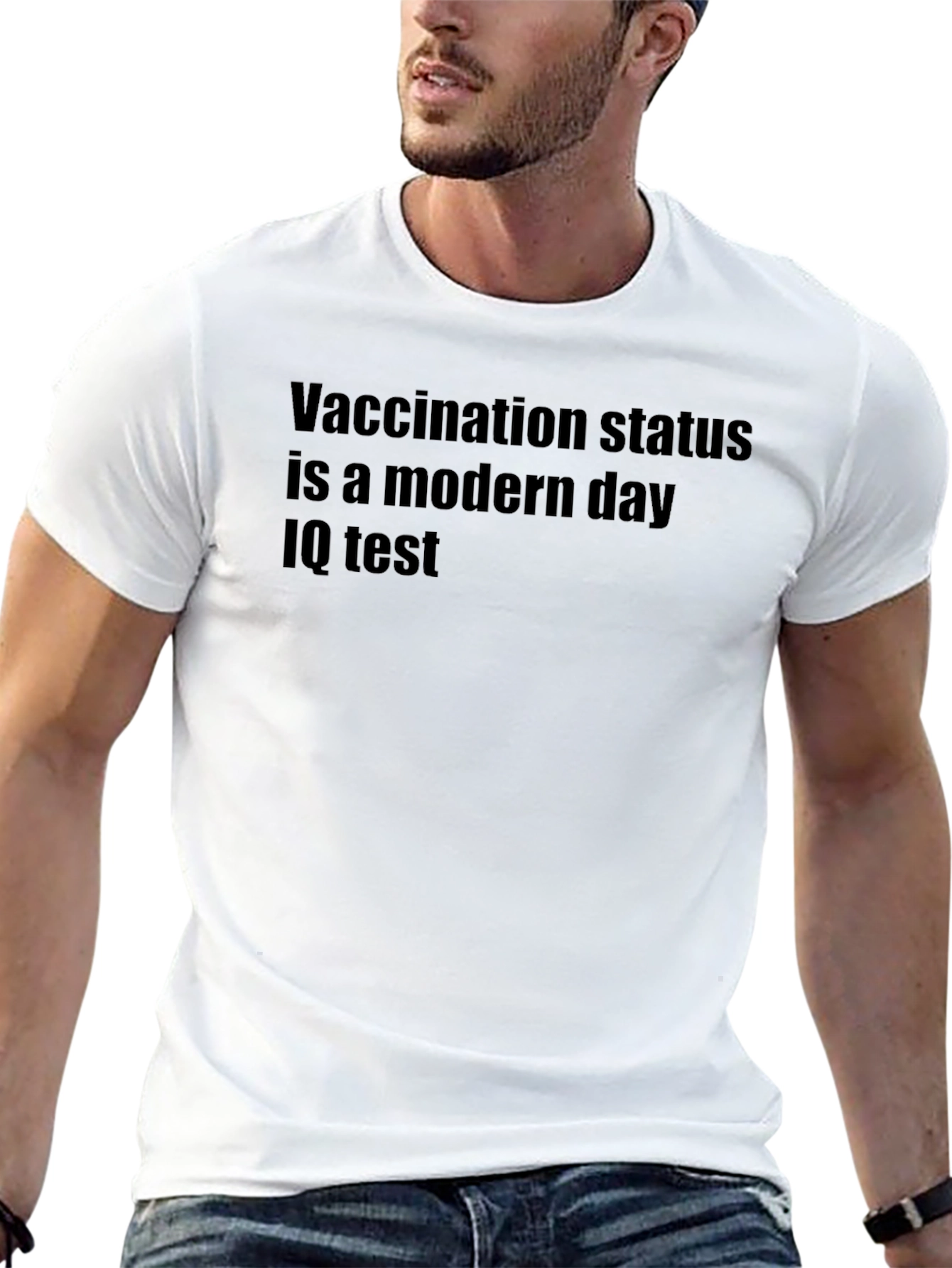 Vaccination Status IQ Test T-Shirt