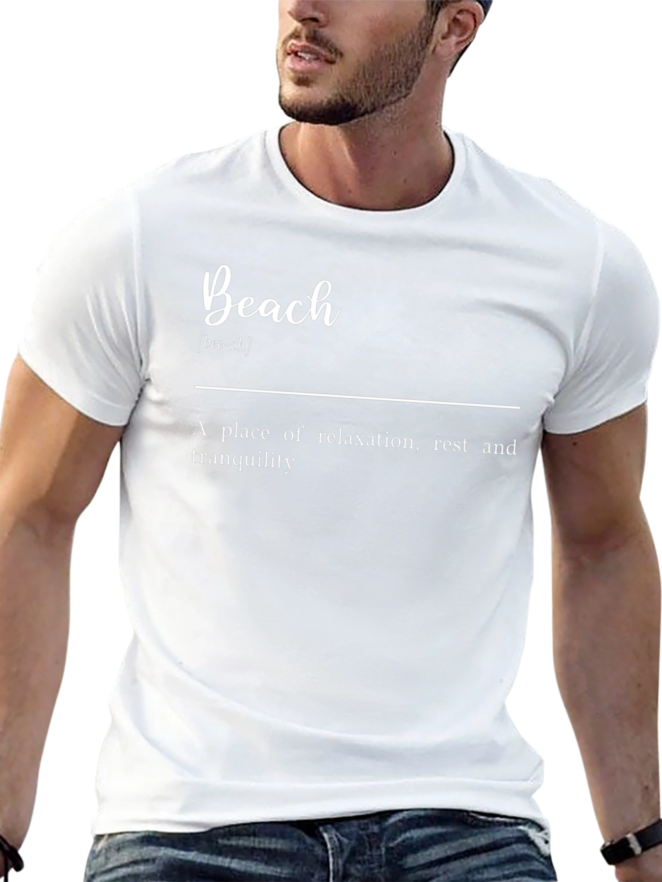 Beach Definition T-Shirt: Relaxation Rest Tranquility