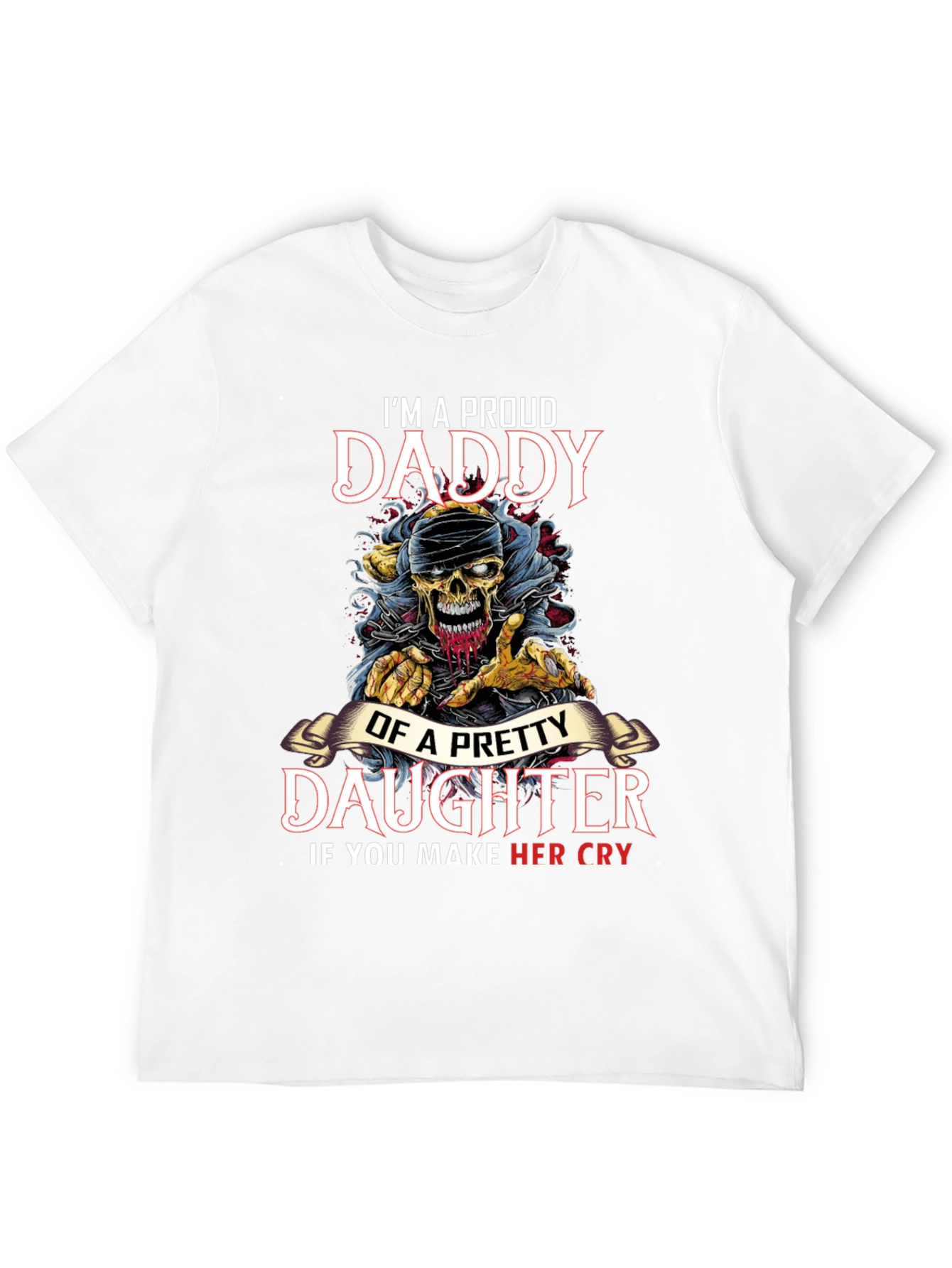 Proud Daddy Daughter Graphic T-Shirt