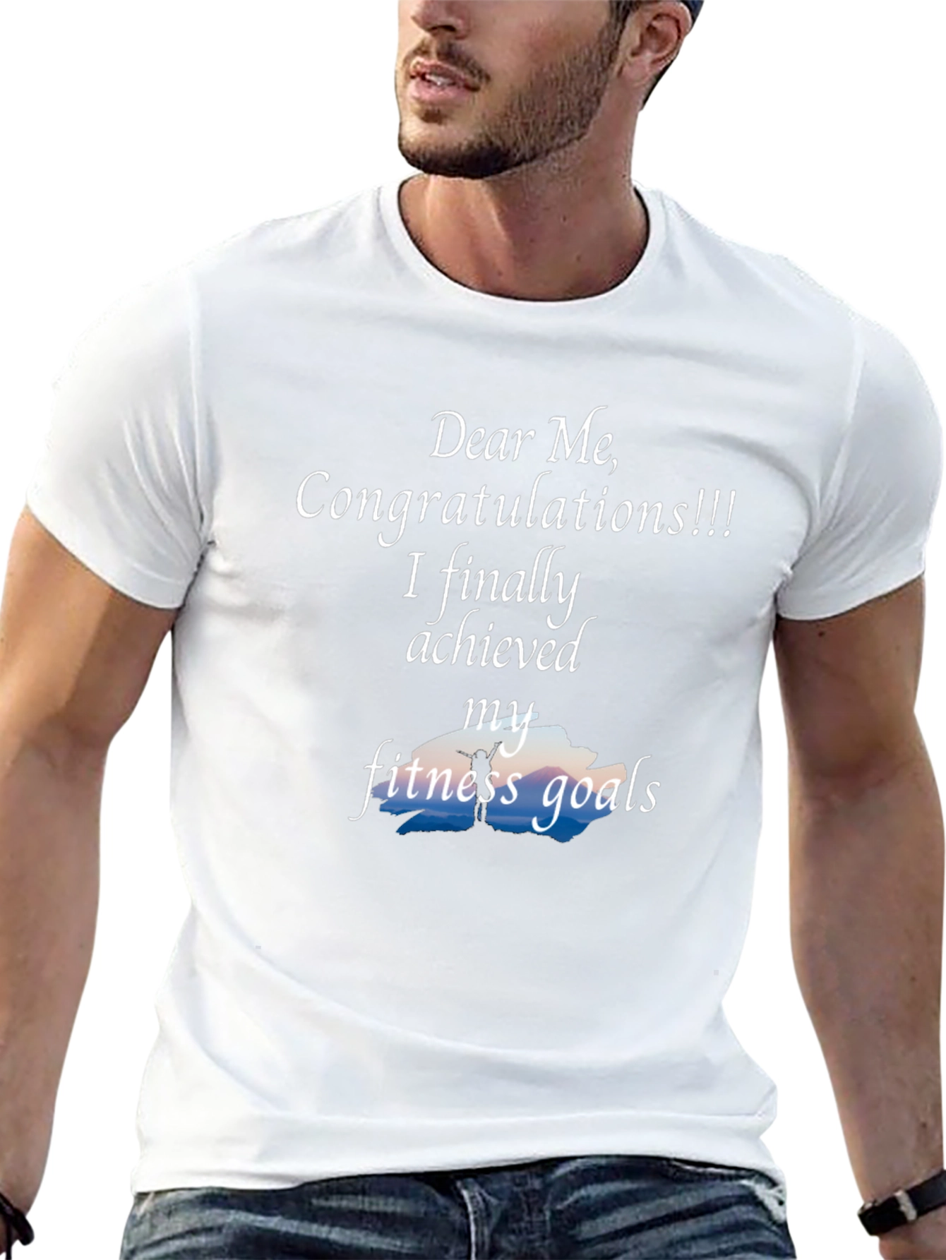 Fitness Goals Achieved Graphic Tee