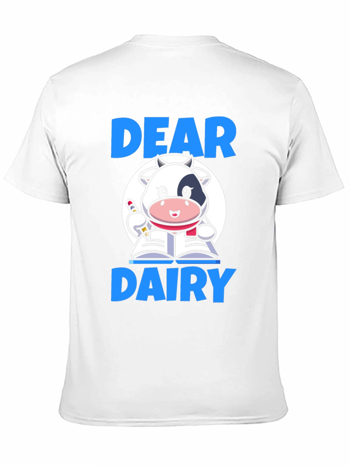 Dear Dairy T-Shirt - Cute Cow Design