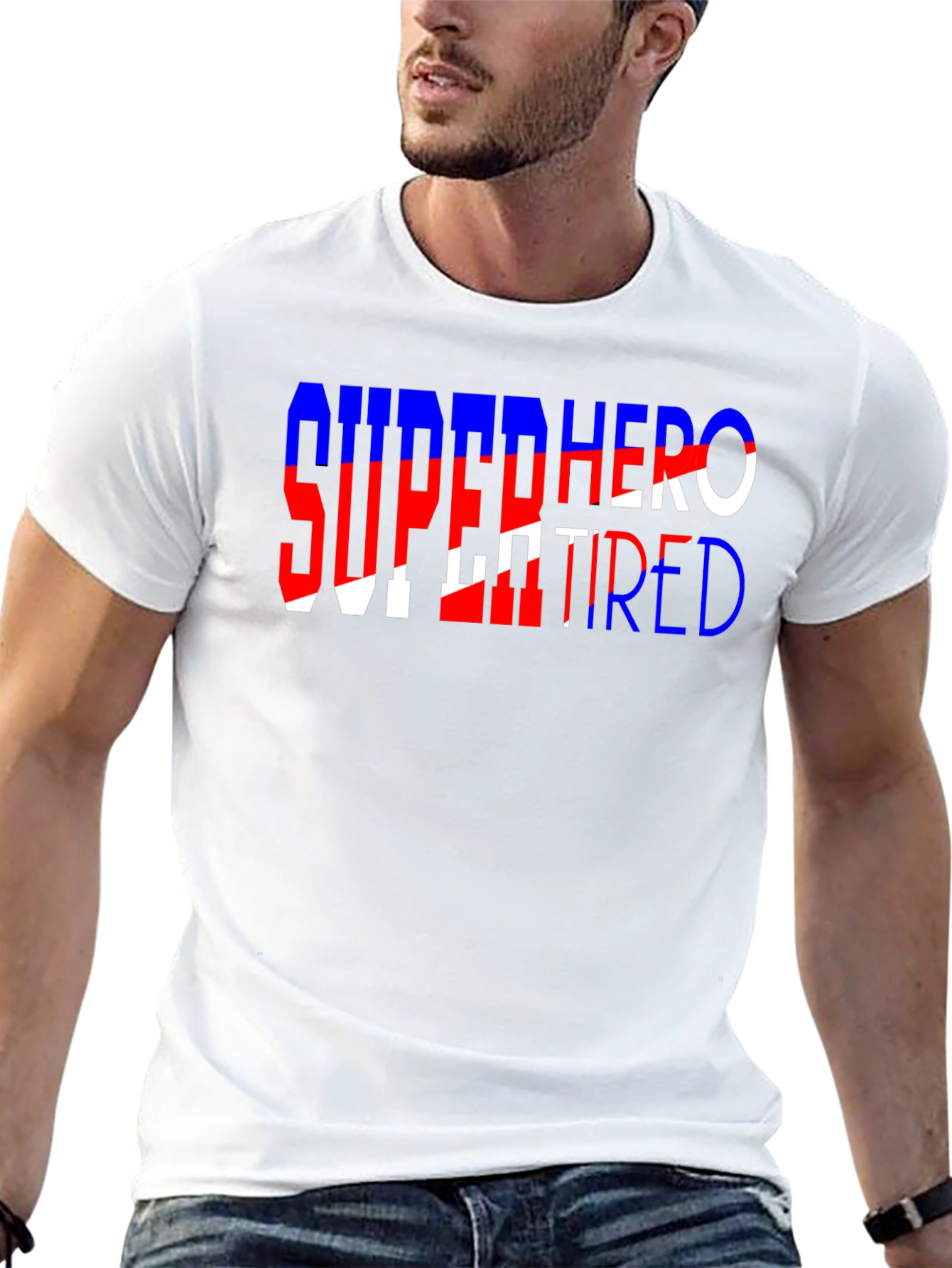 Superhero Retired Graphic Tee - Black
