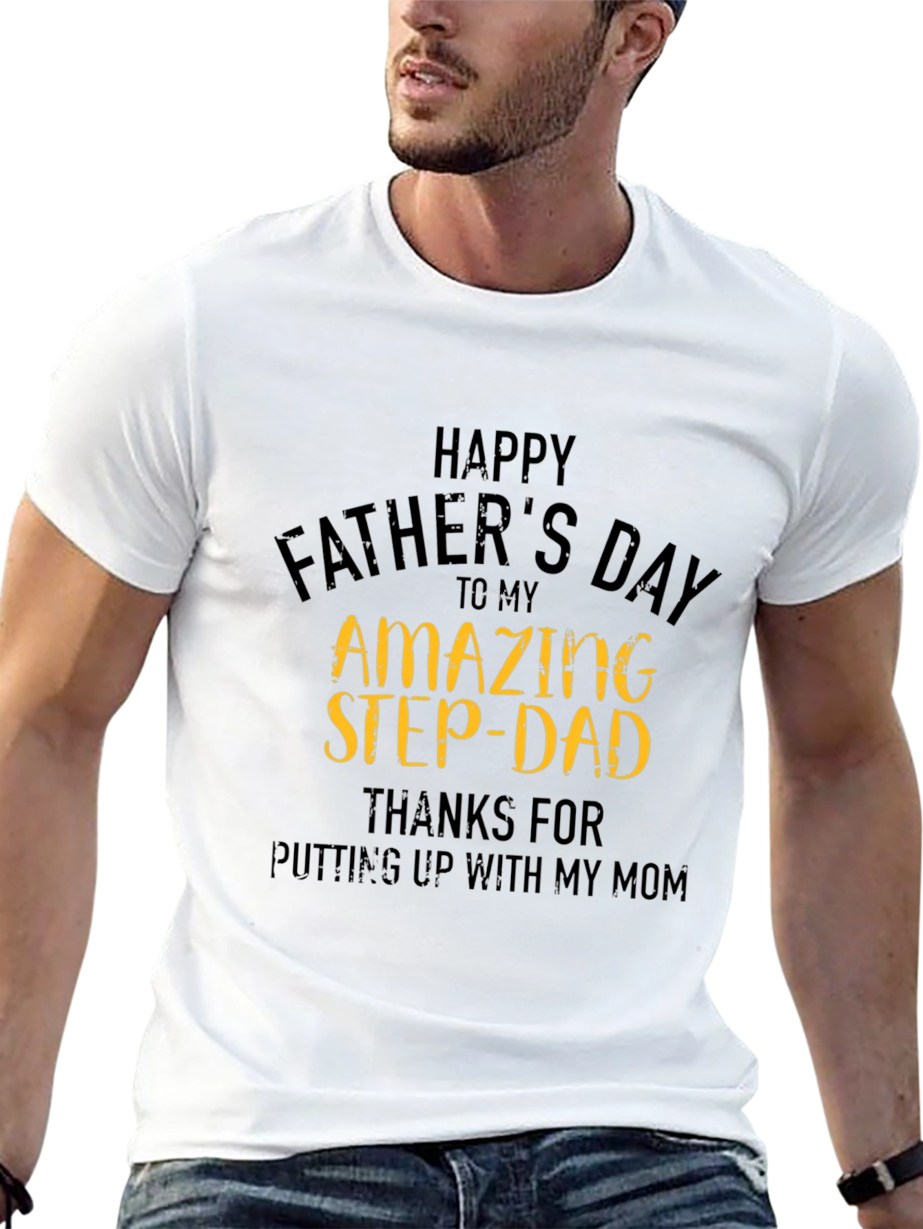 Amazing Step-Dad Fathers Day T-Shirt