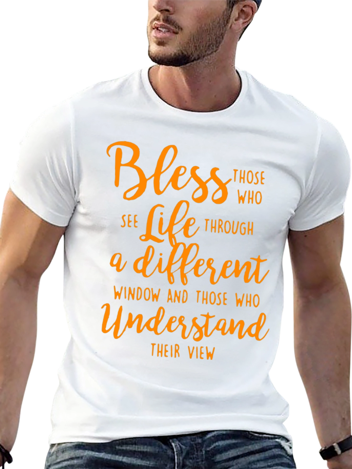 Bless Those Who See Life Graphic Tee