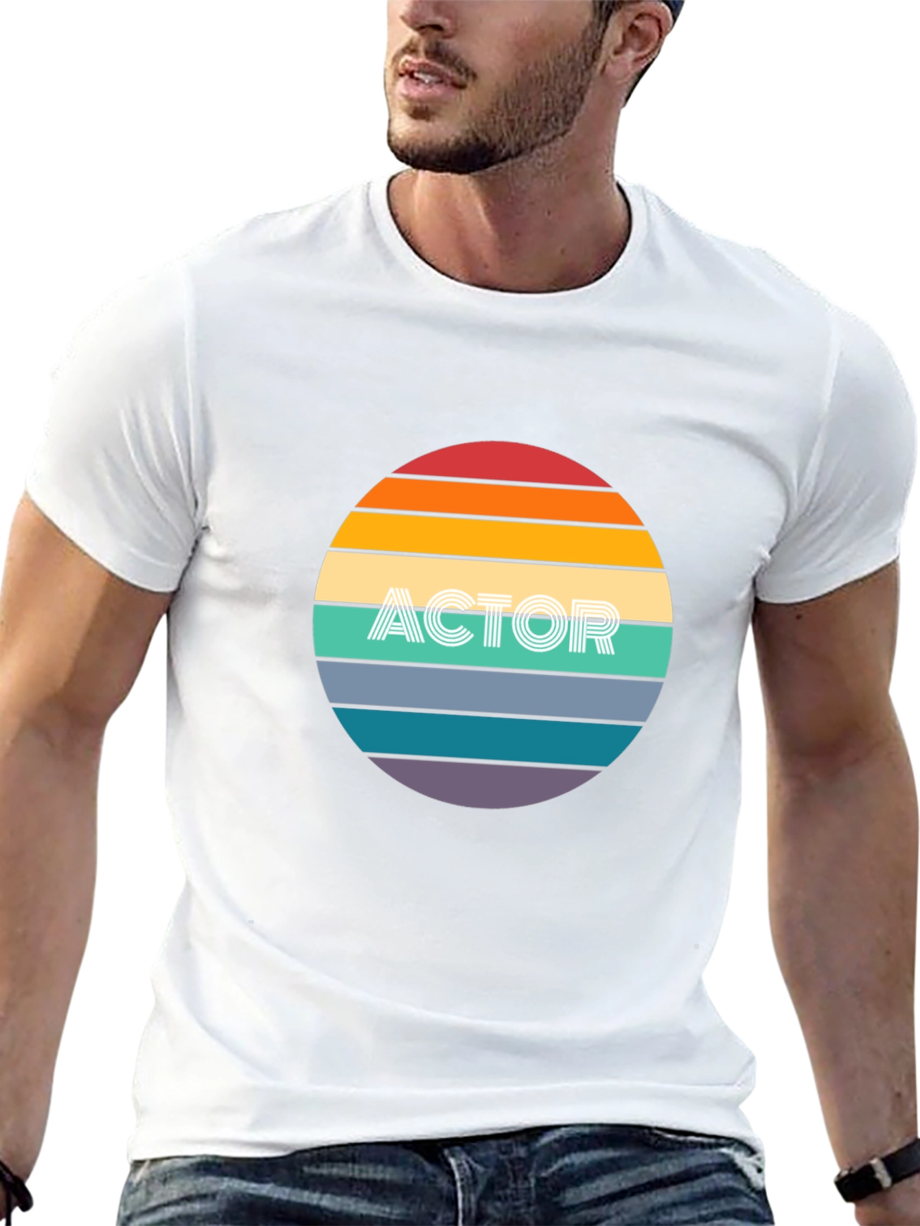 Retro Actor Sunset Graphic Tee