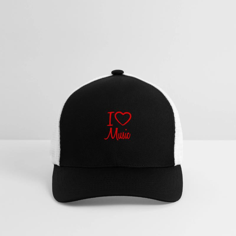 I Love Music Letters Heart Quote Dance Party Logo