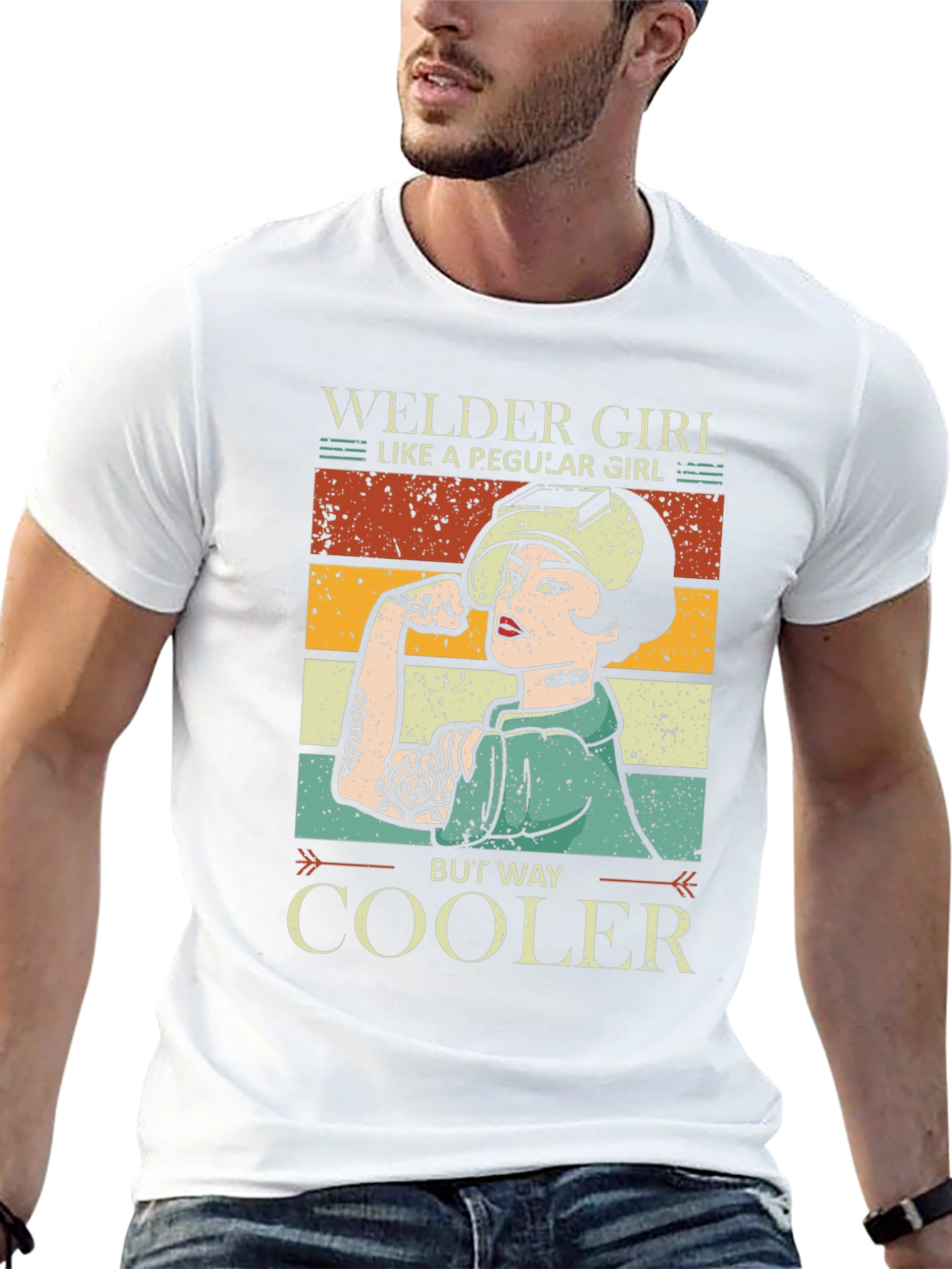 Welder Girl T-Shirt - Strong Female Welder Tee