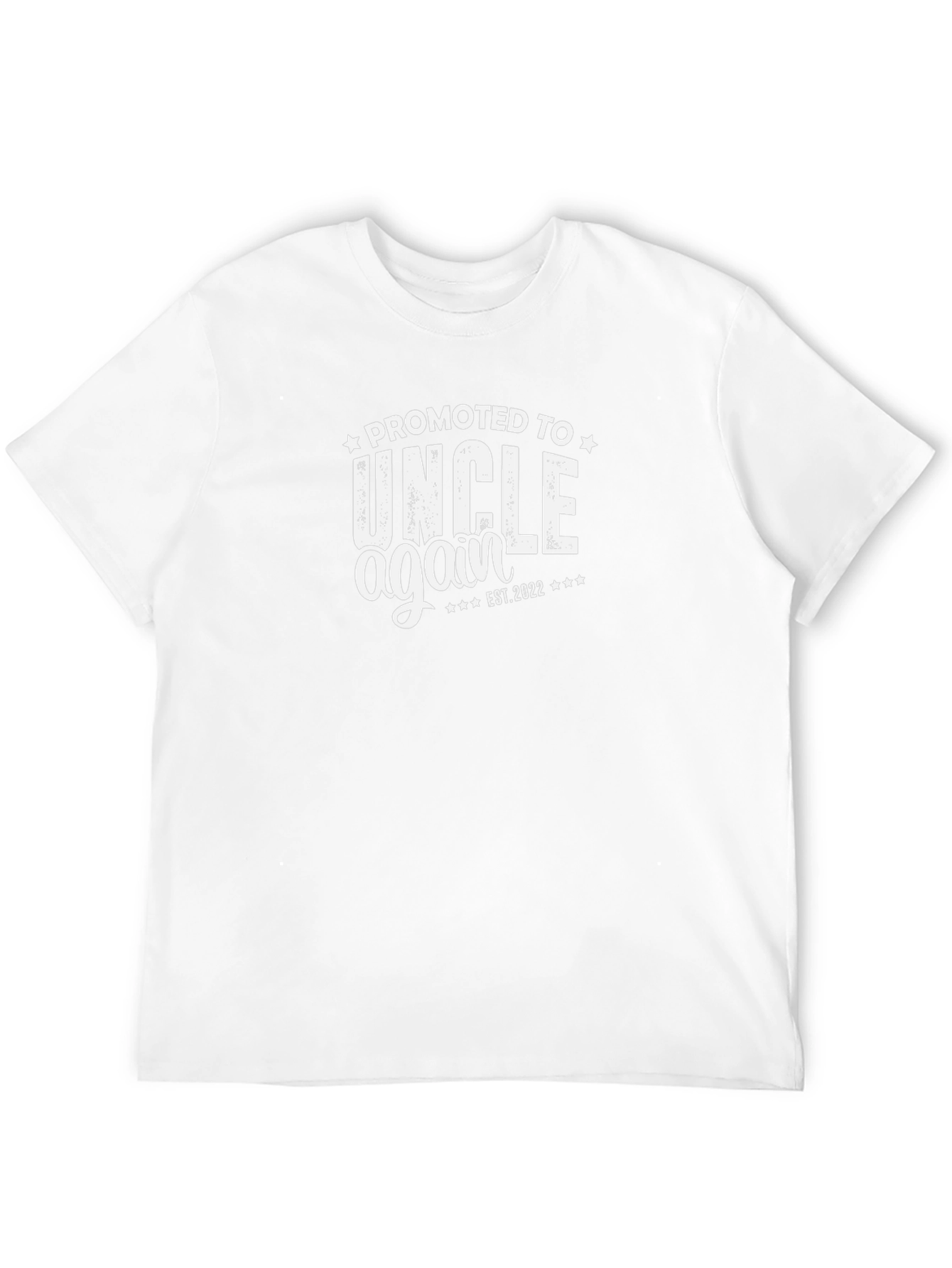 Promoted to Uncle Again T-Shirt - New Uncle Gift