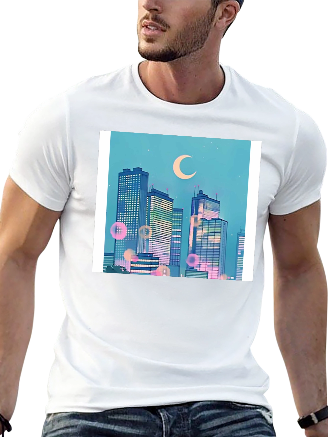 Anime Cityscape T-Shirt