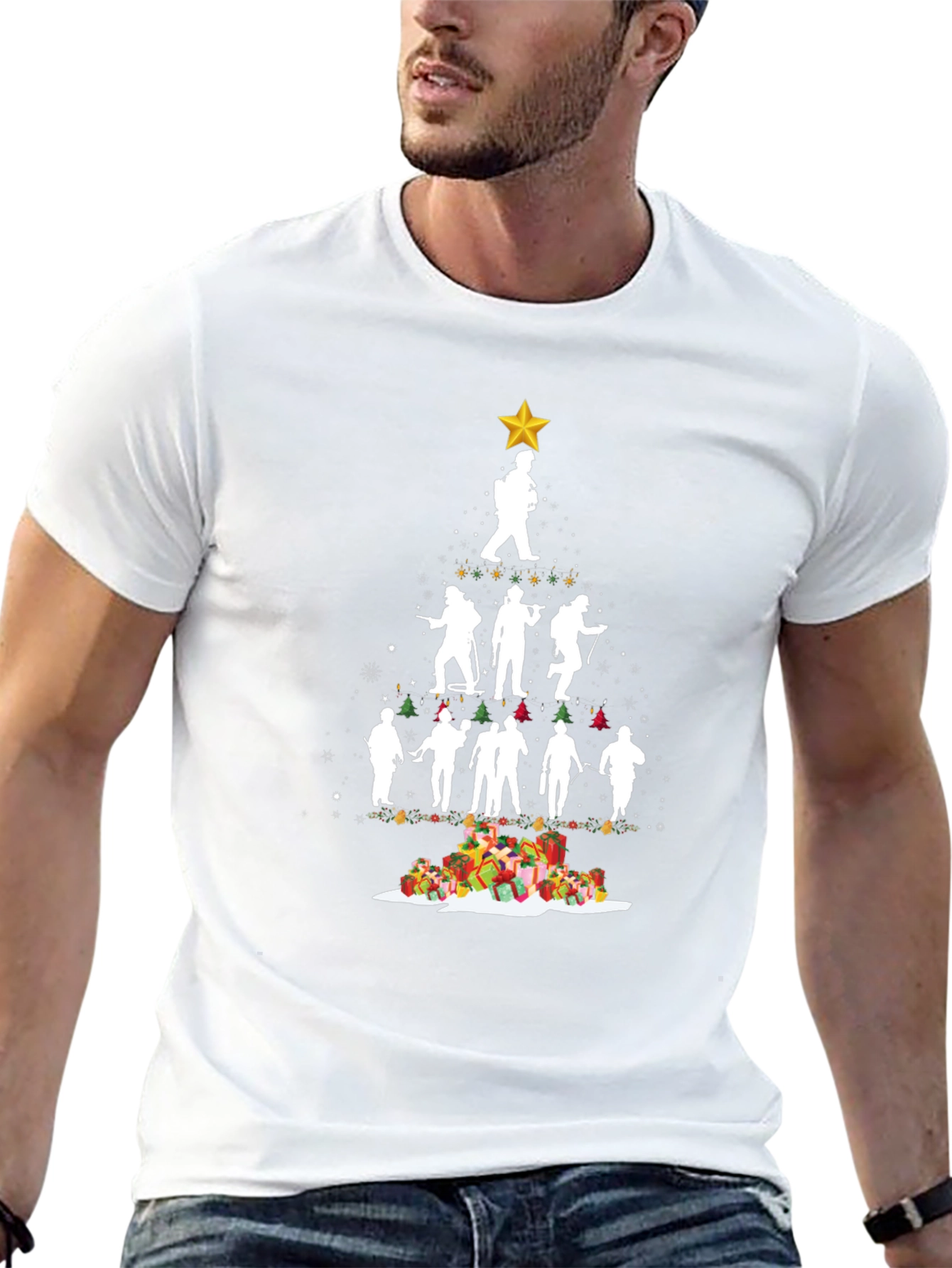 Military Christmas Tree T-Shirt