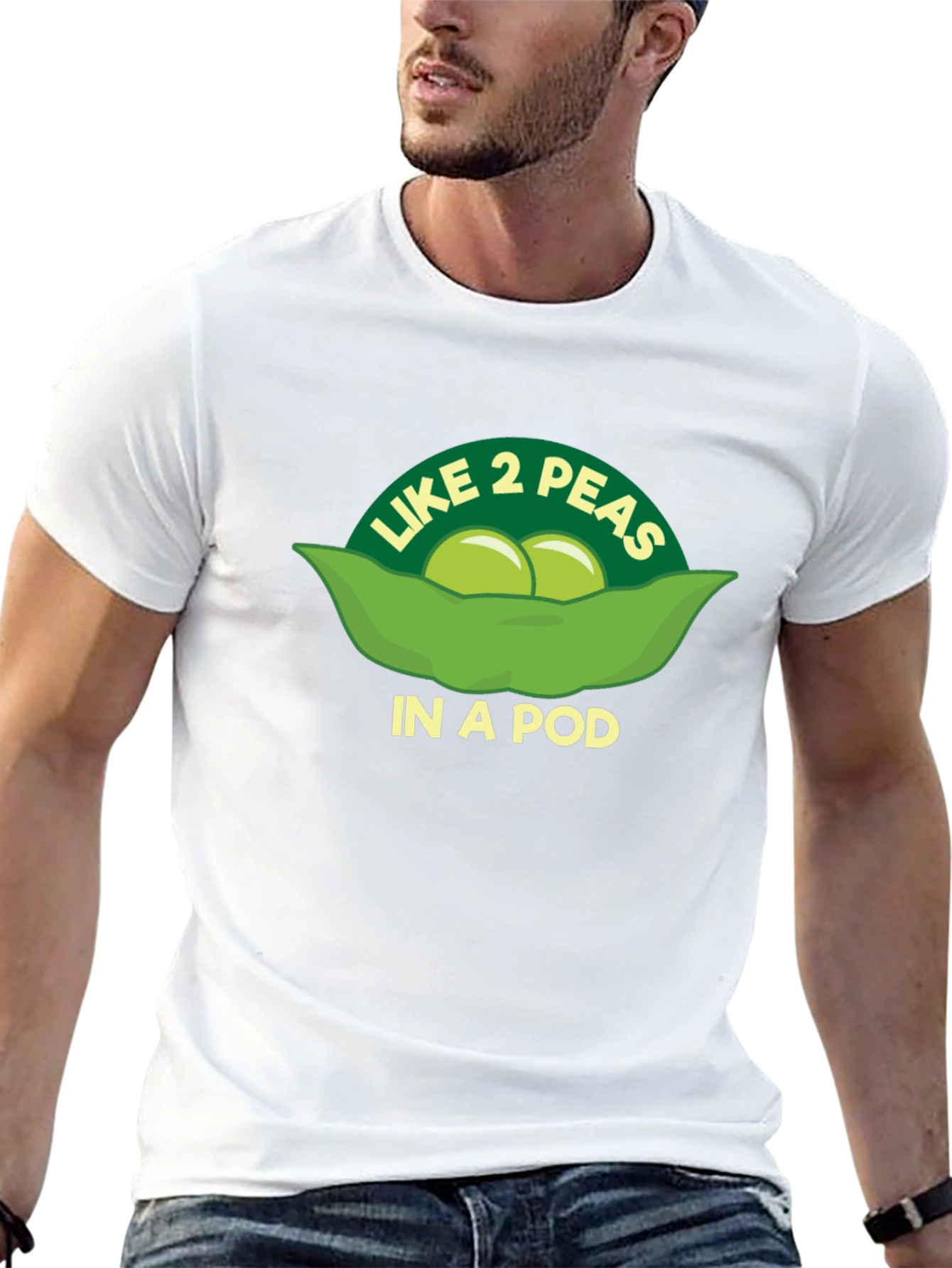 Like 2 Peas in a Pod Graphic T-Shirt