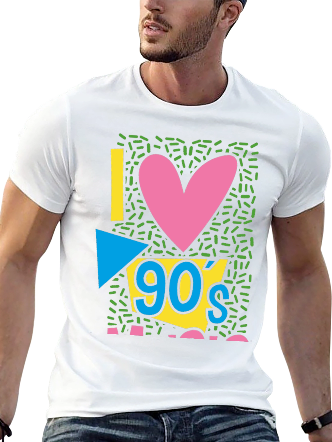 I Love the 90s Retro Graphic T-Shirt