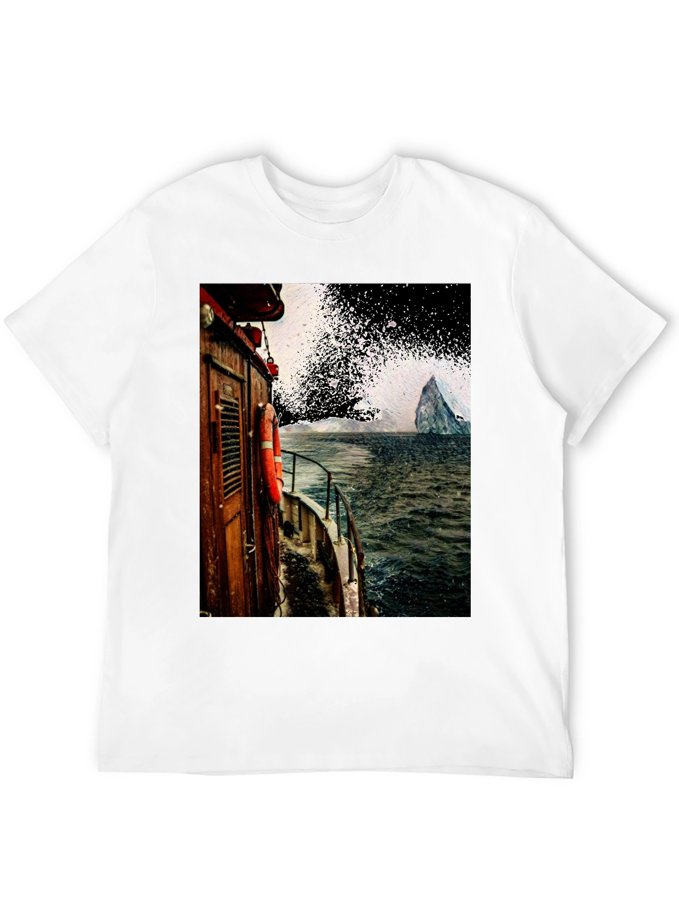 Iceberg Boat Trip Graphic T-Shirt