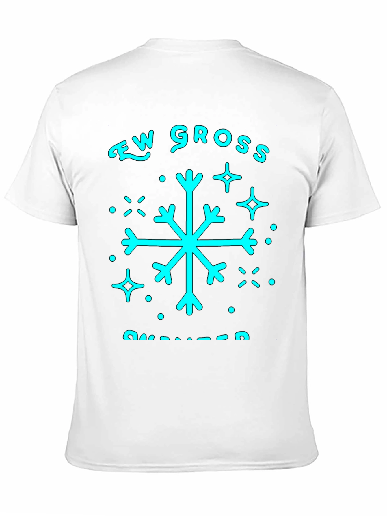 Snow Gross T-Shirt - Black Crewneck Tee