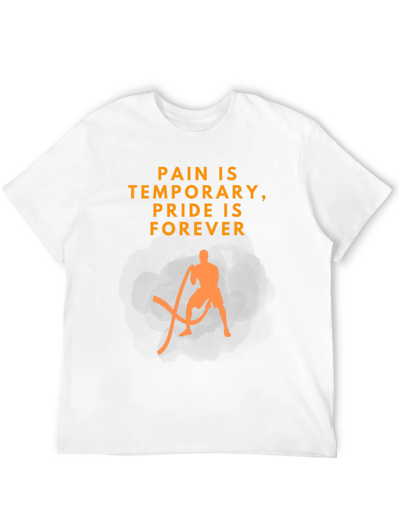 Motivational Workout T-Shirt: Pain is Temporary Pride