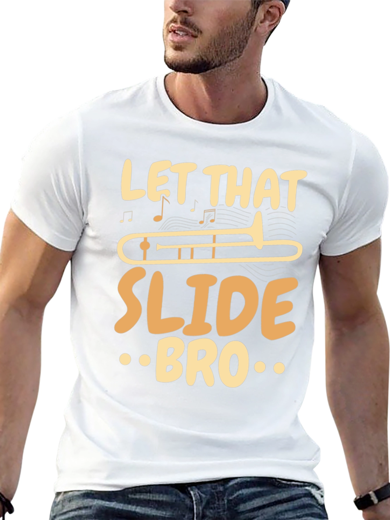 Let That Slide Bro Funny Trombone Player T-Shirt
