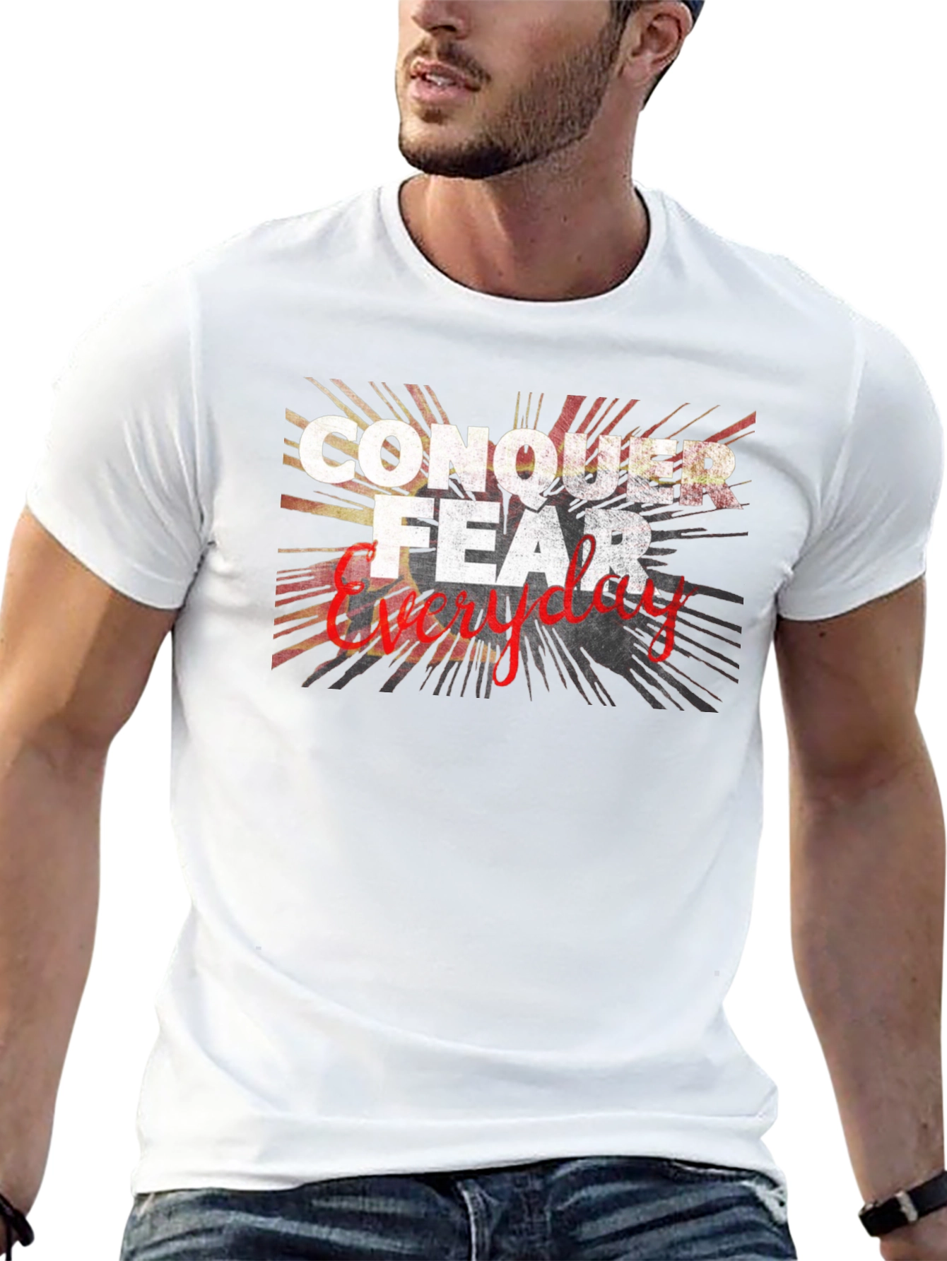 Conquer Fear Everyday Graphic Tee